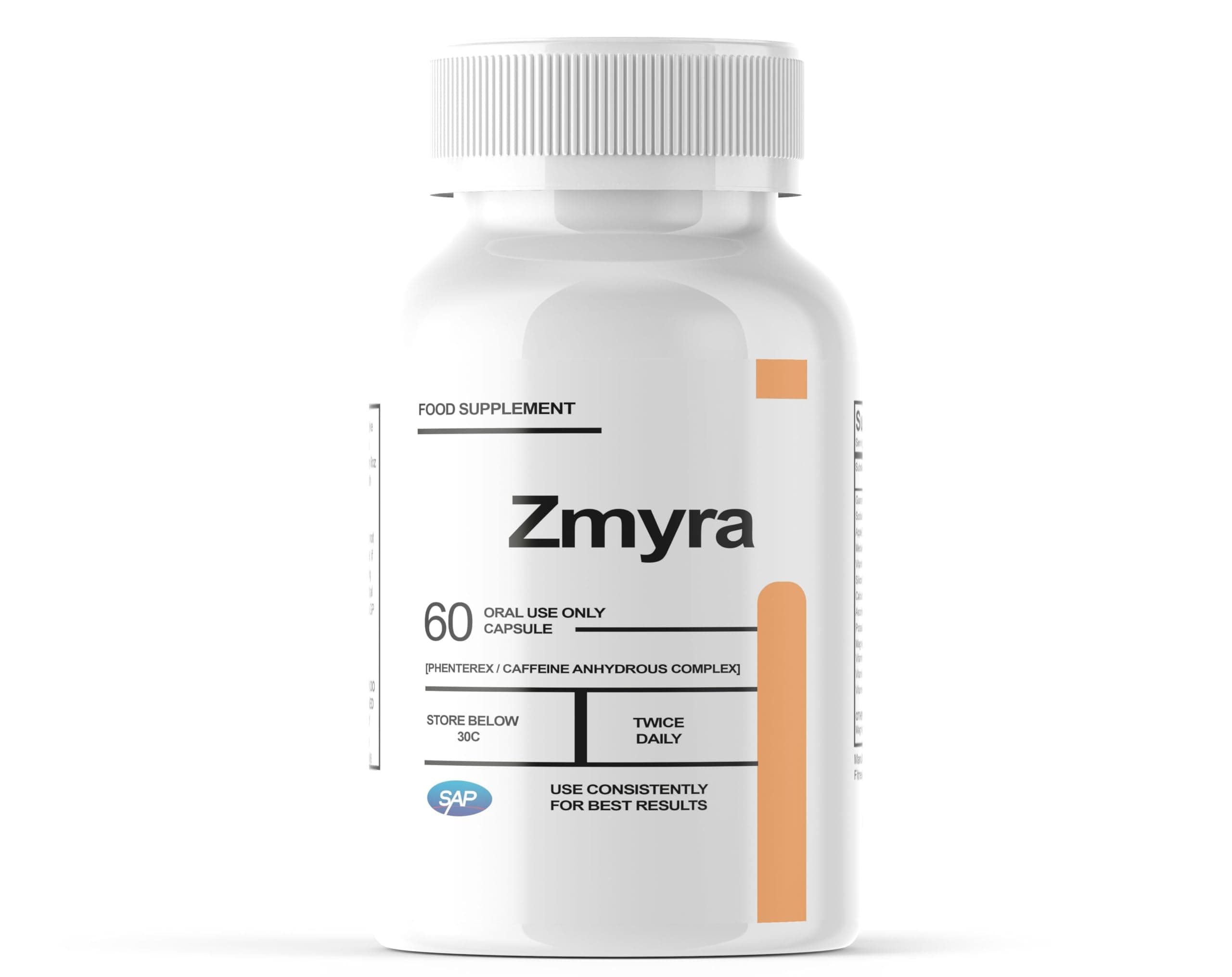 Zmyra - All Natural/Weight Management - 60 Capsules - Vegan/New & Sealed -Dido Extreme Supplements