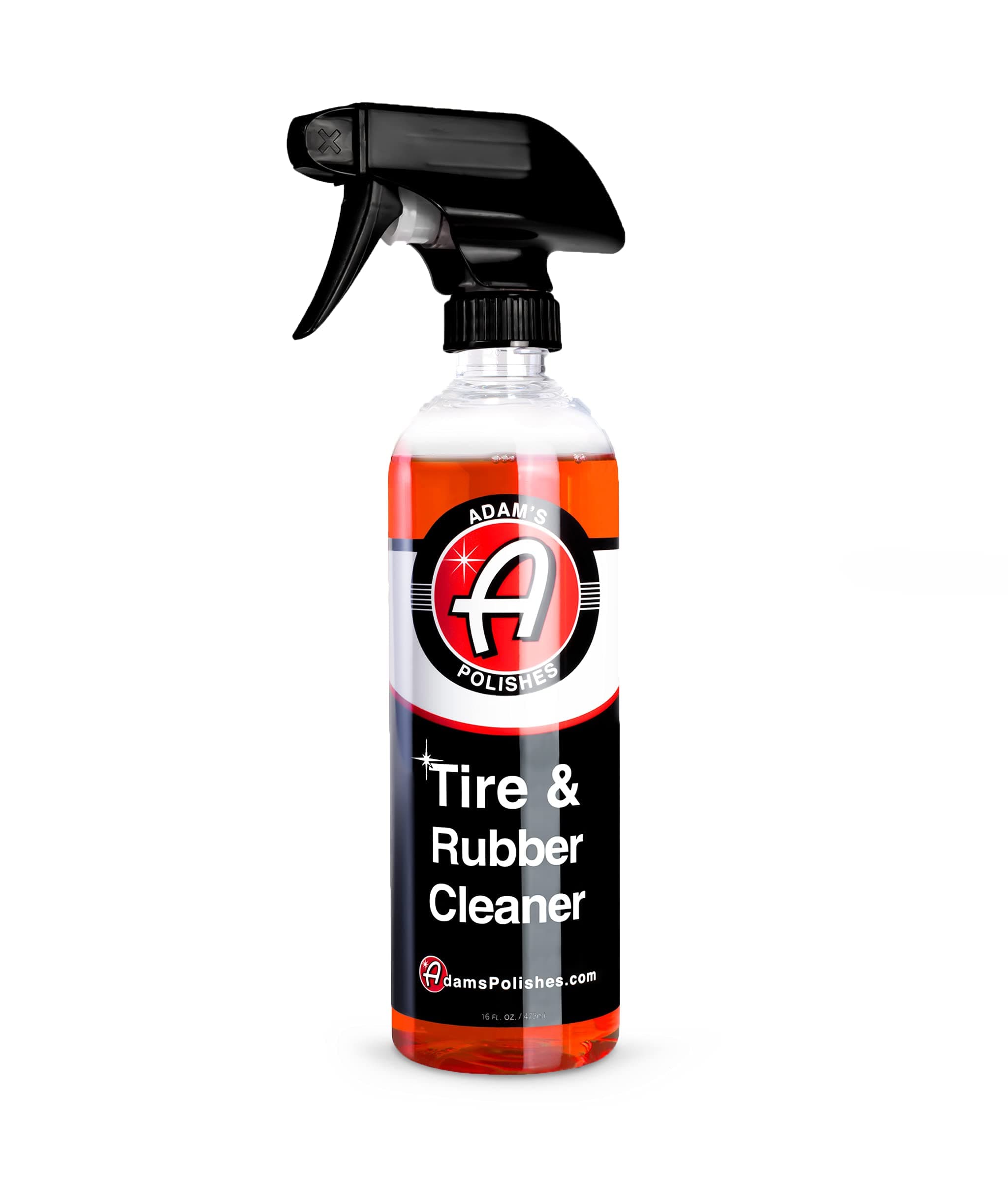 Adam's Tire & Rubber Cleaner 16oz - Removes Discoloration From Tires Quickly - Works Great on Tires, Rubber & Plastic Trim, and Rubber Floor Mats