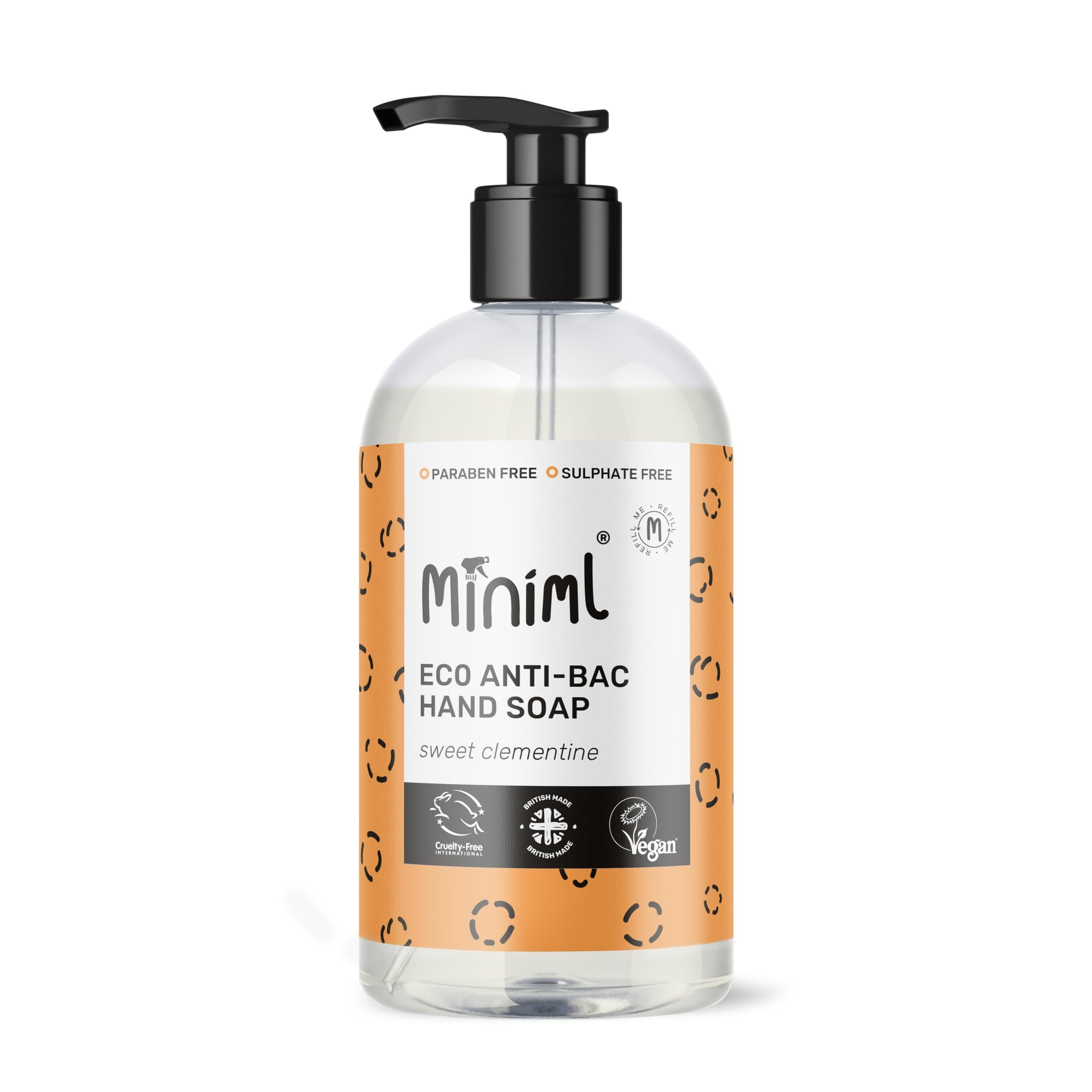 Sweet Clementine Anti-Bac Hand Soap 500ml Forever Bottle