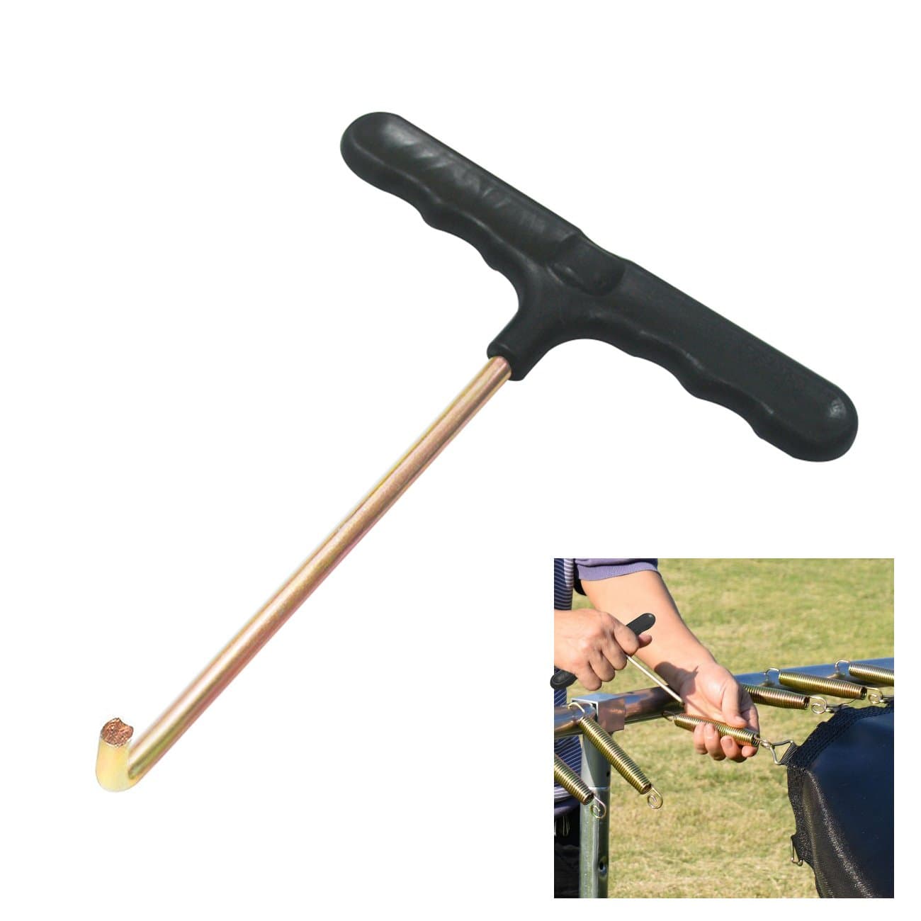 Trampoline Spring Pull Tool (T-Hook)