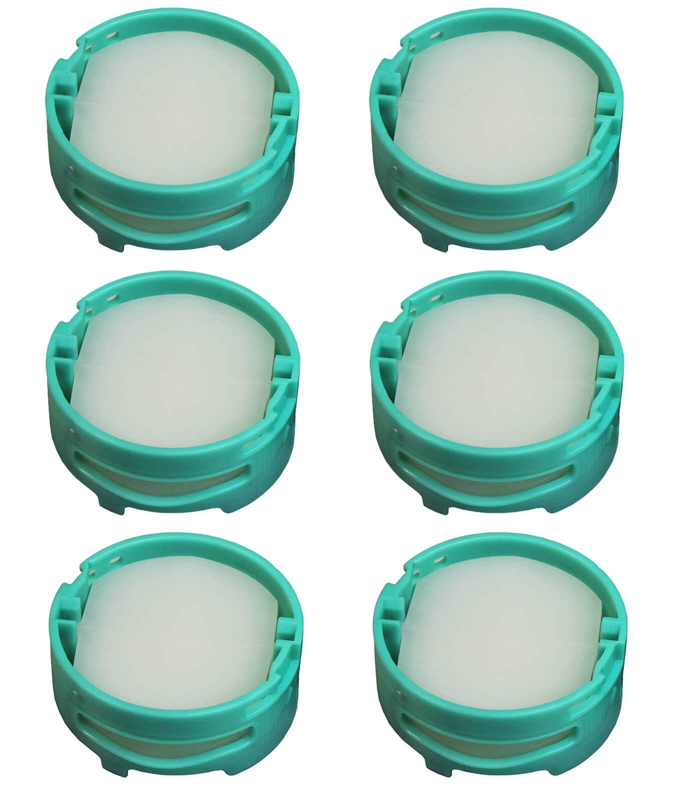 [6 Pack] Replacement for Shark Odor Neutralizer Cartridge AZ3002 HZ3002 Accessories Replacement for Shark Vacuum Cleaner Odor Neutralizer And air Purifier HP302. -1541fc3000,Teal