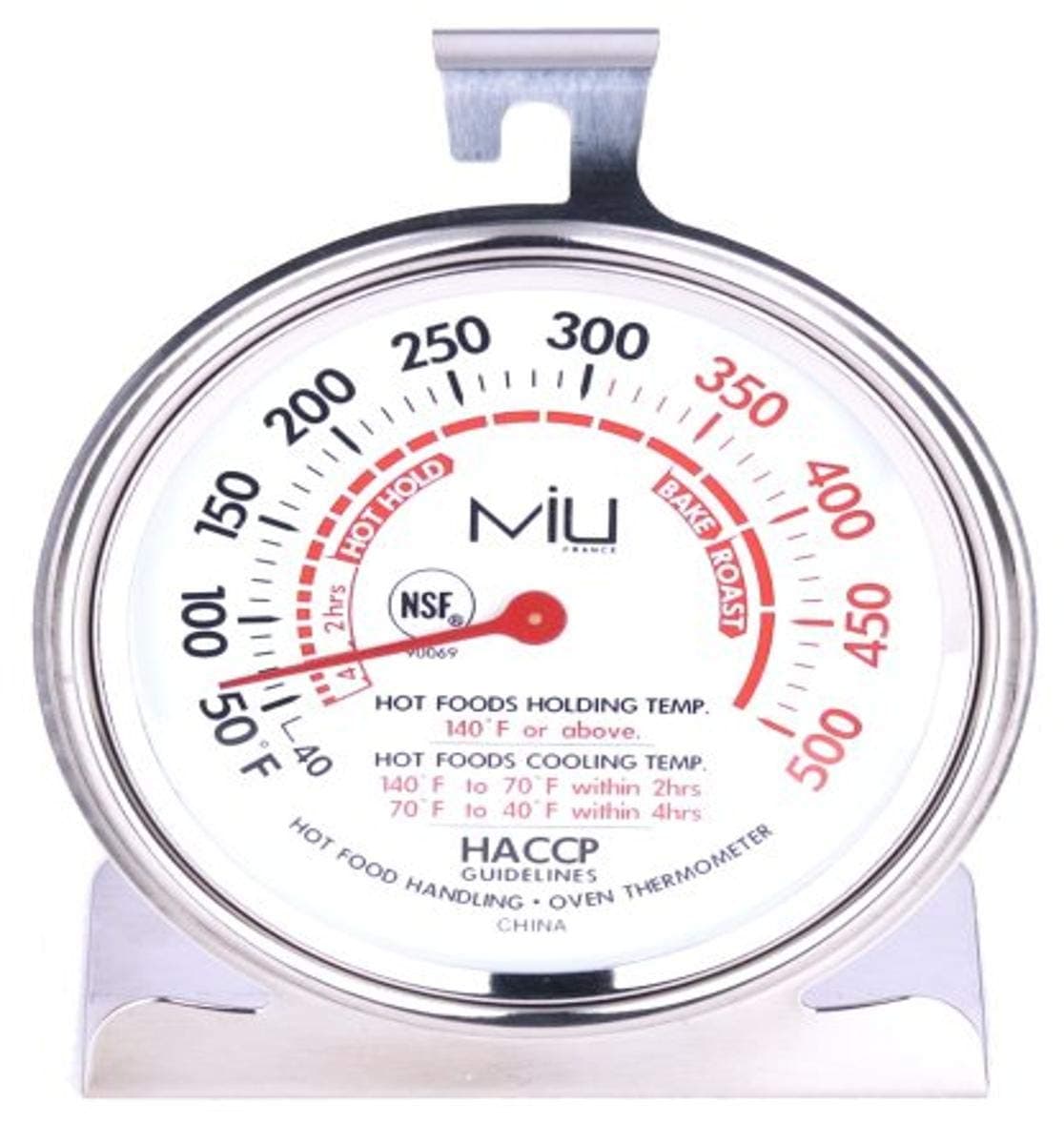 MIU France Oven Thermometer, Silver