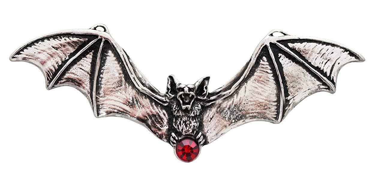 Galraedia Zotz Charm - for Warning of Hidden Dangers Collection of Pendants - Gothic Fantasy Designs with Swarovski Crystal - Gift Boxed