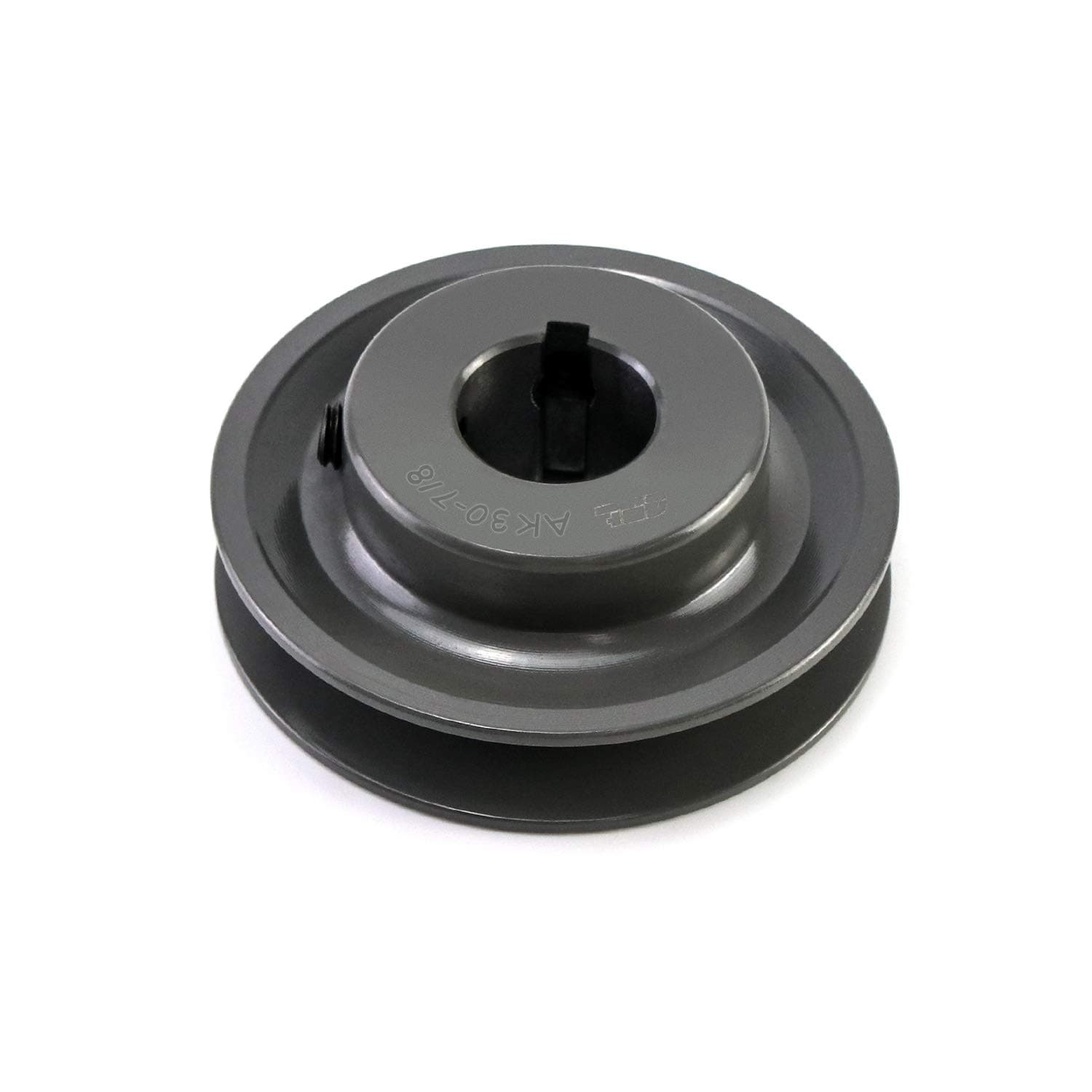 QWORK Single Groove Web Sheaves, 3.05" OD 7/8" Bore V-Belt Sheave for V-Belt, AK3078