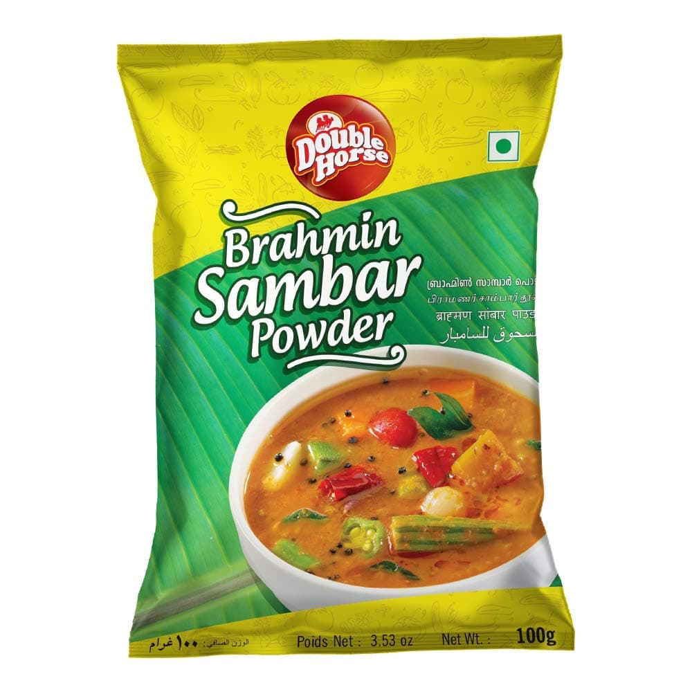 Double Horse Brahmin Sambar Powder 100G | Sambar Powder | Sambar Masala