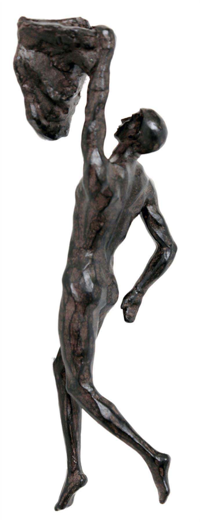 Stunning Resin Sculpture Rock Climbing Man Wall Art ~ Hanging Decoration Straight Legs