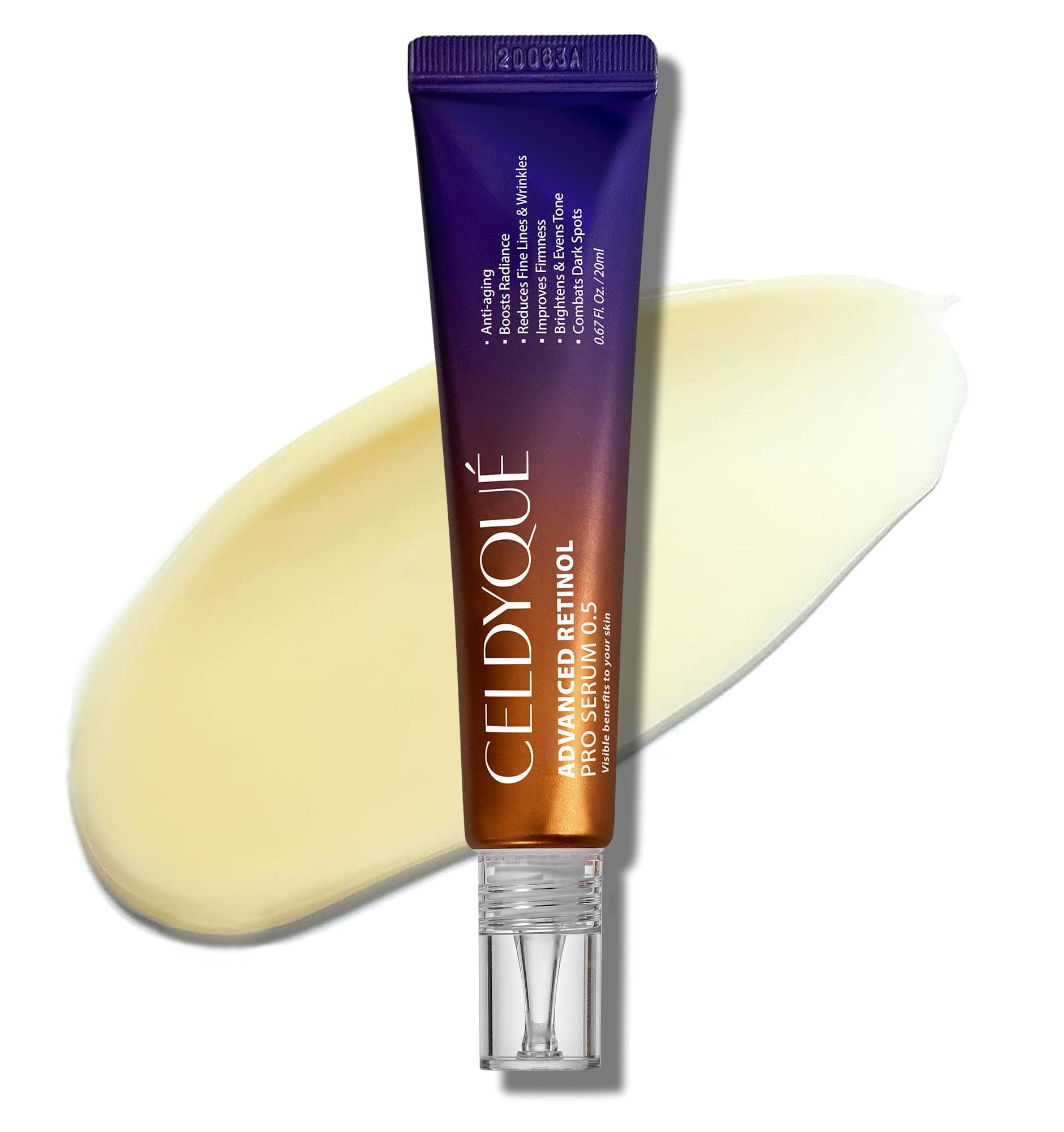 Advanced Gentle Retinol Pro Retinal Eye Cream Serum 0.5 w/Centella Asiatica 66% Anti-Aging Radiance-Boosting & Skin-Smoothing Cream w/Retinoid Complex, Niacinamide & Hyaluronic Acid Korean Skincare