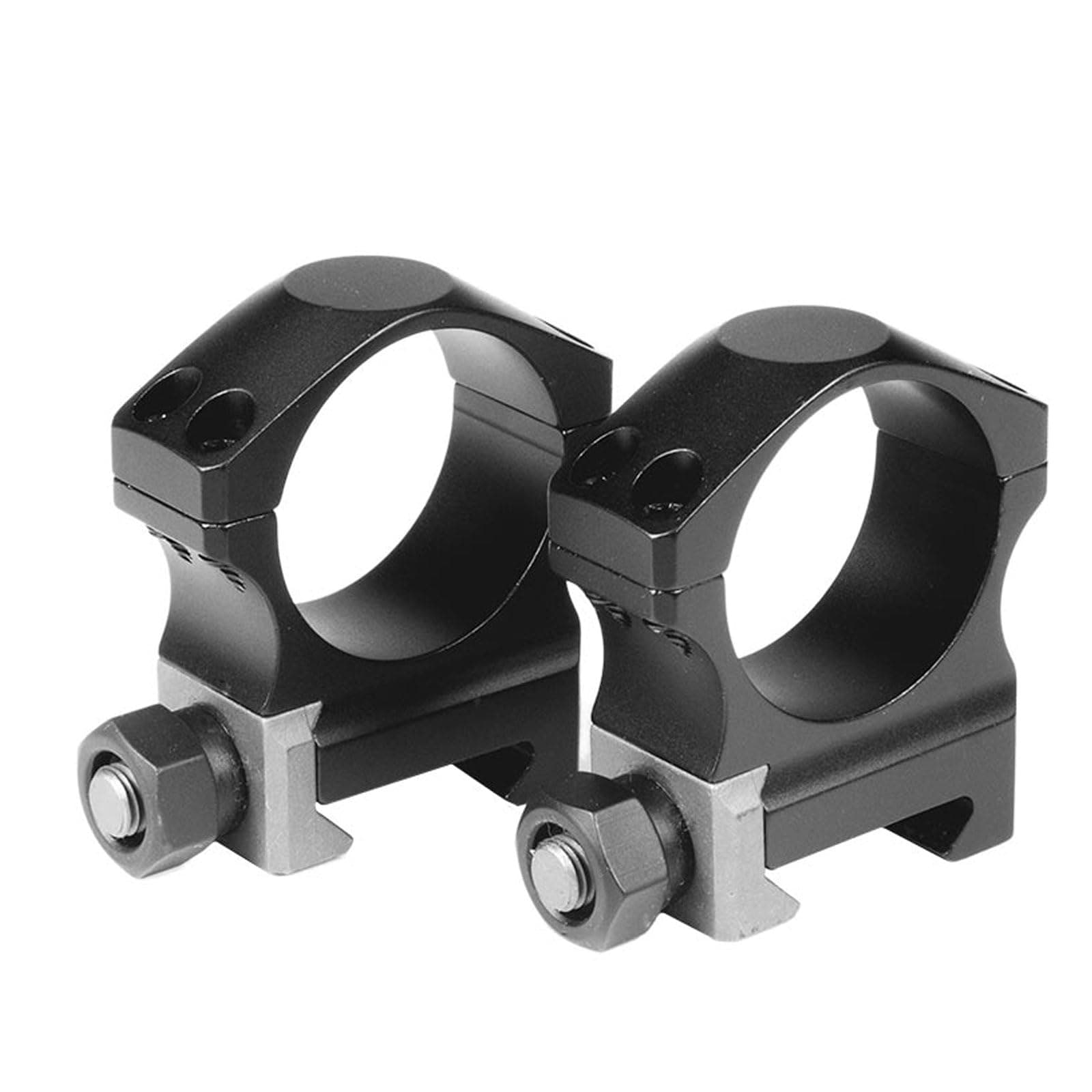 X-Treme Duty Ultralite 30mm 4-Screw Hard Anodized Aluminum Gun Scope Rings Mounts - Set of 2