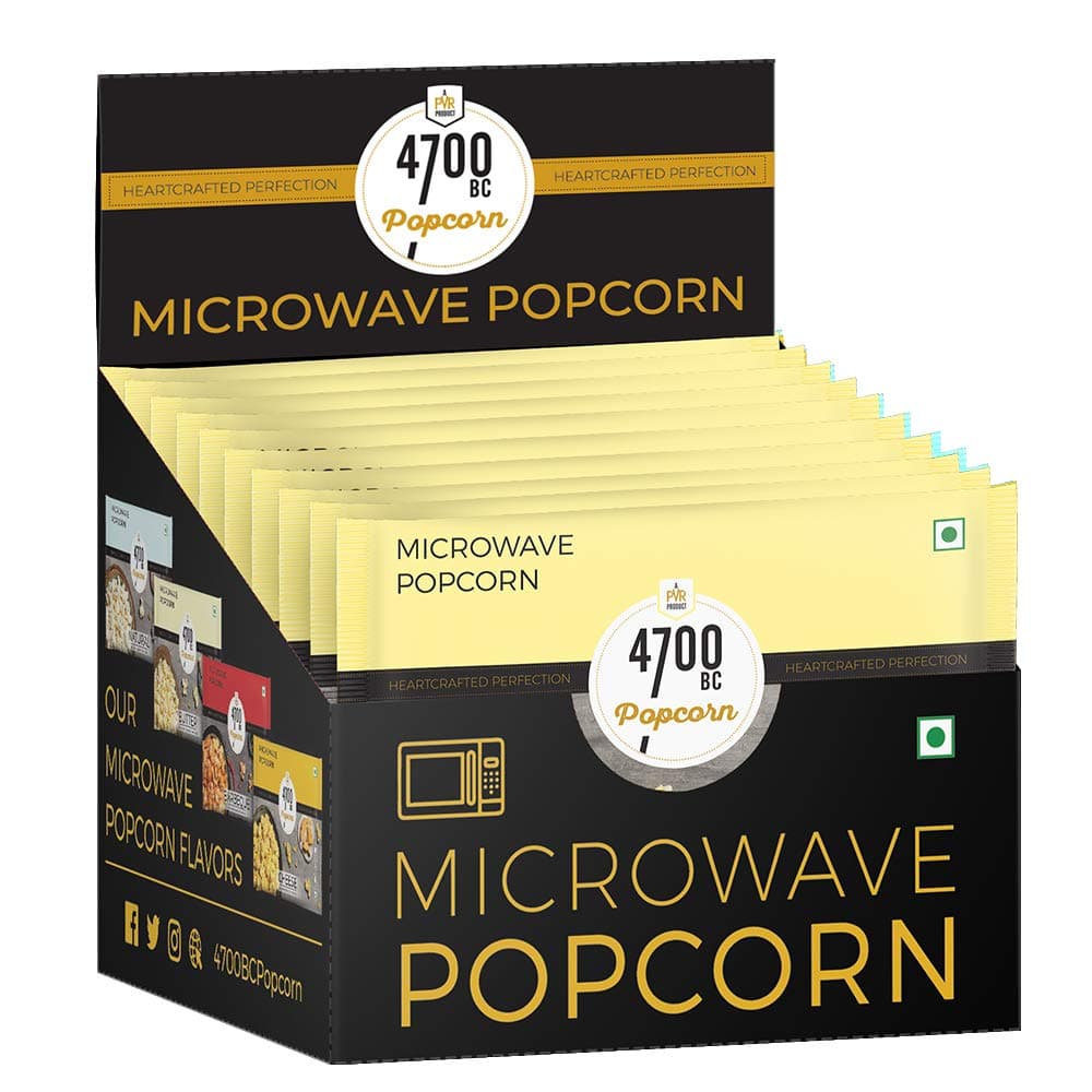 Popcorn, Microwave Bag,Butter, 850g /900g (Pack of 10) (Weight May Vary)