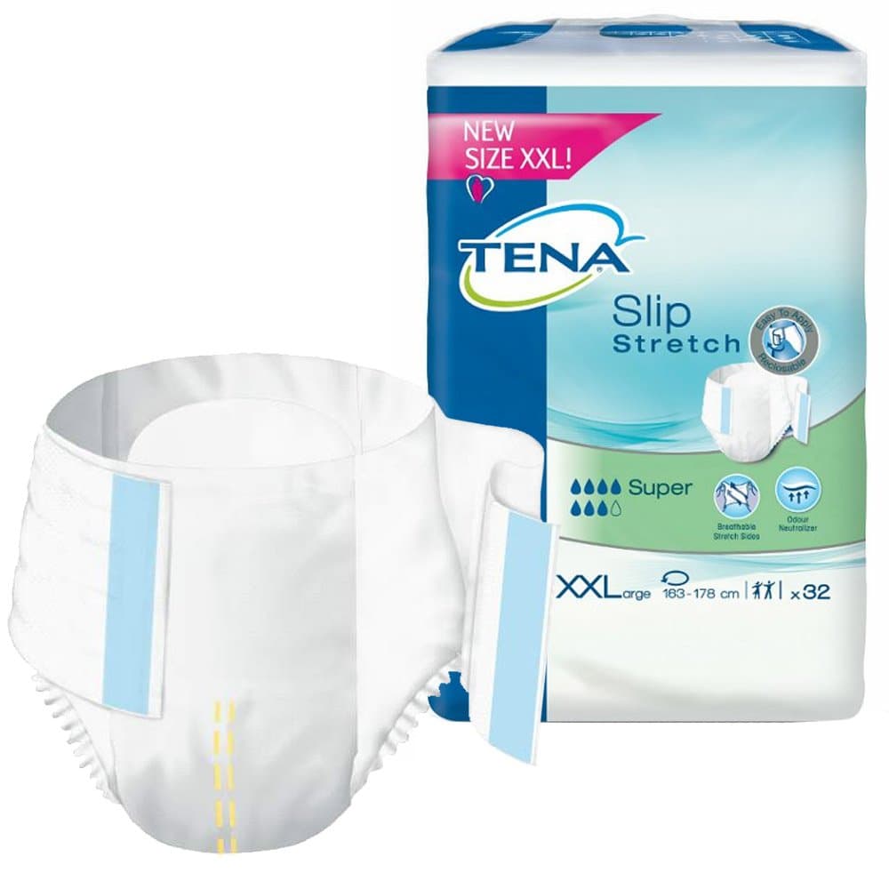 Slip Bariatric Super Incontinence Pants - XXL (Pack of 32)