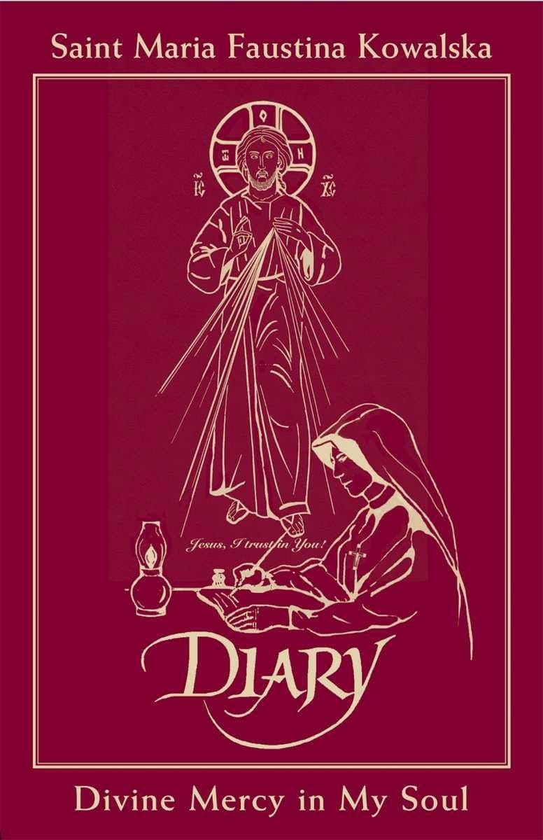 Diary of Saint Maria Faustina Kowalska: Burgundy Leather