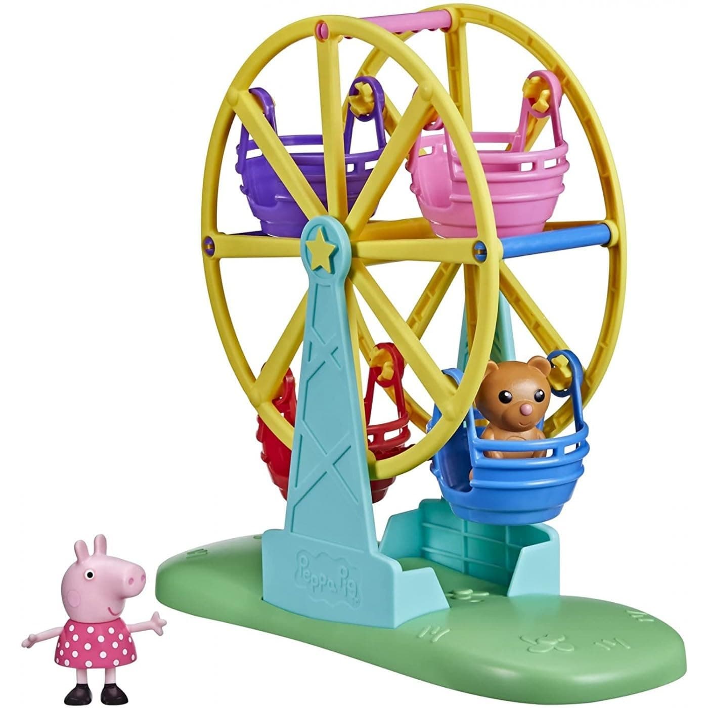 Peppa Pig Peppa’s Adventures Peppa’s Ferris Wheel Playset Preschool Toy, with Peppa Pig Figure and Accessory for Kids Ages 3 and Up