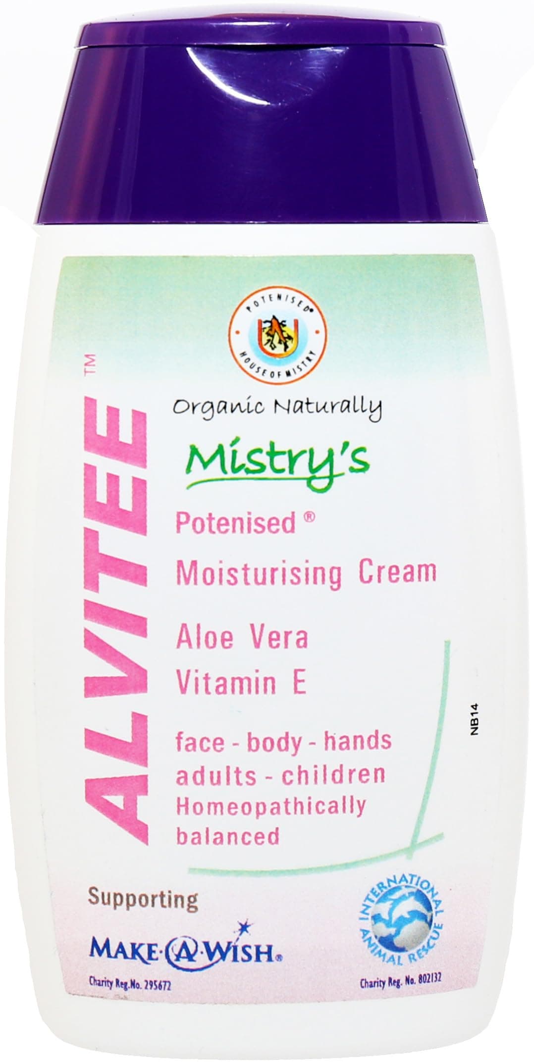 Natural Organic Alvitee Face Moisturising Cream