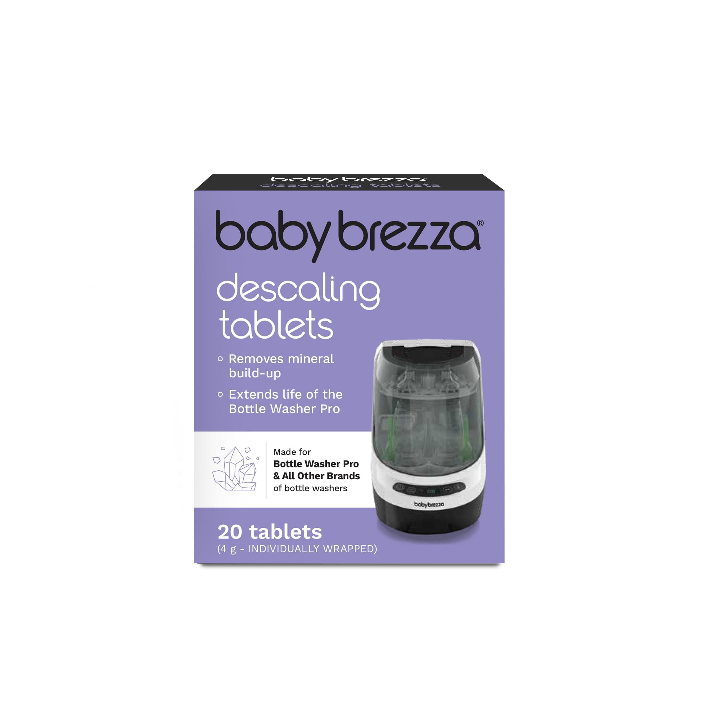 Baby Brezza (ベビーブレッツァ) デスケーリングタブレット ボトルウォッシャー用 哺乳瓶 乳頭 20錠パック