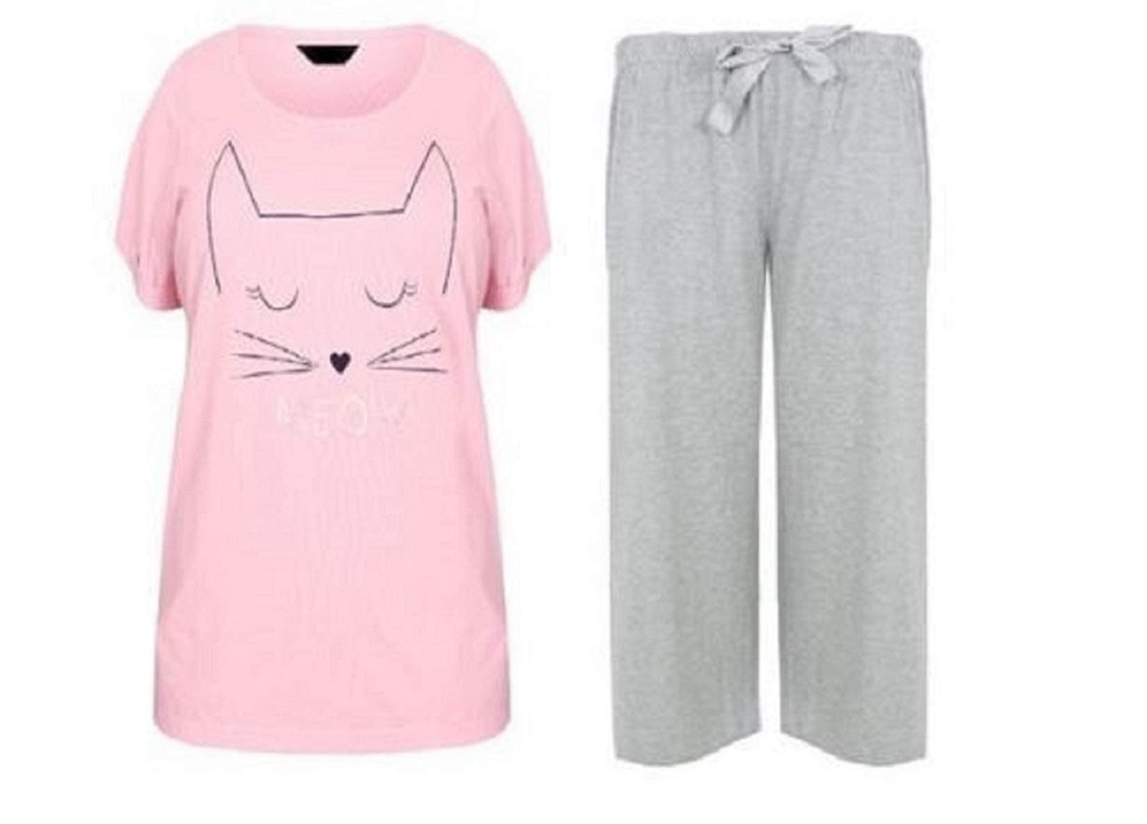 holidaysuitcase Ladies Plus Size Pyjamas Gift Set