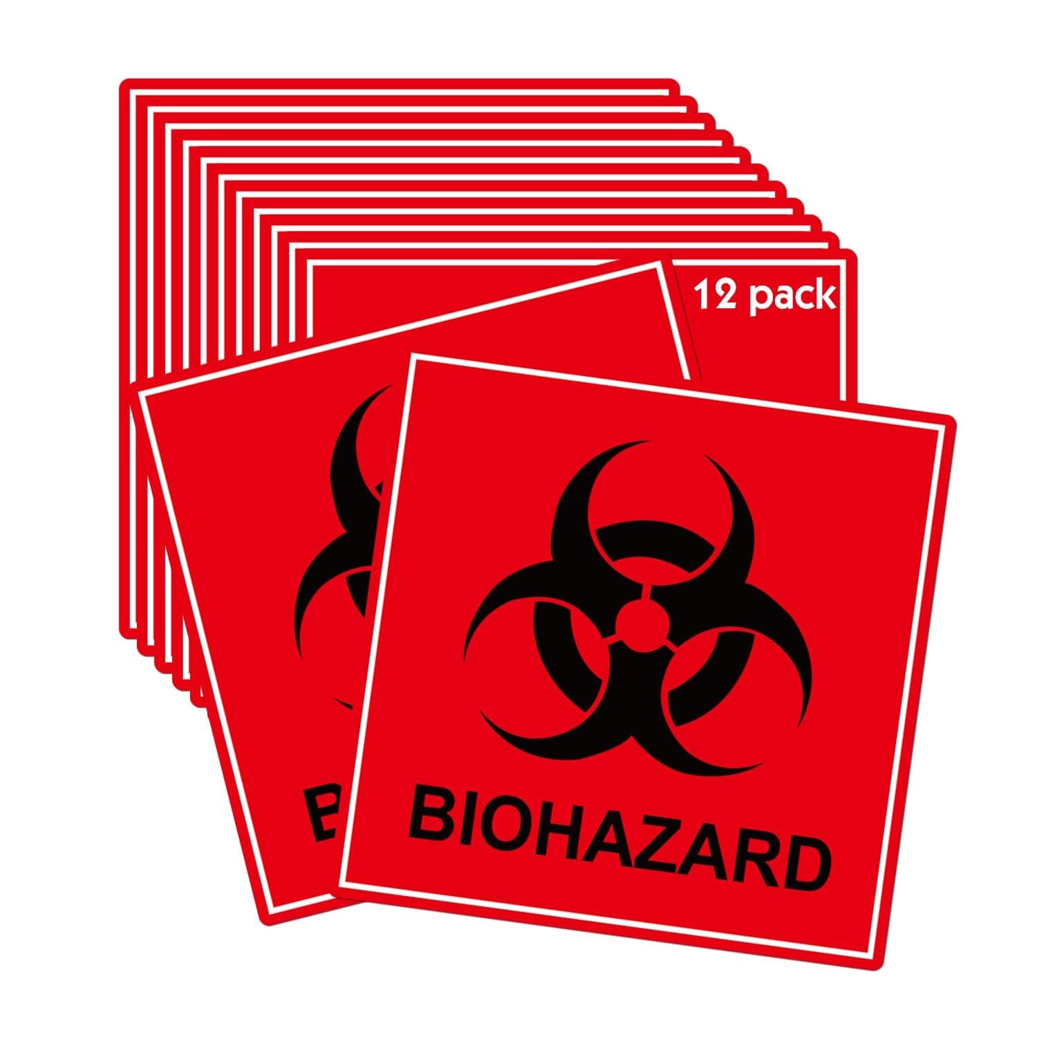 Biohazard Stickers Sign