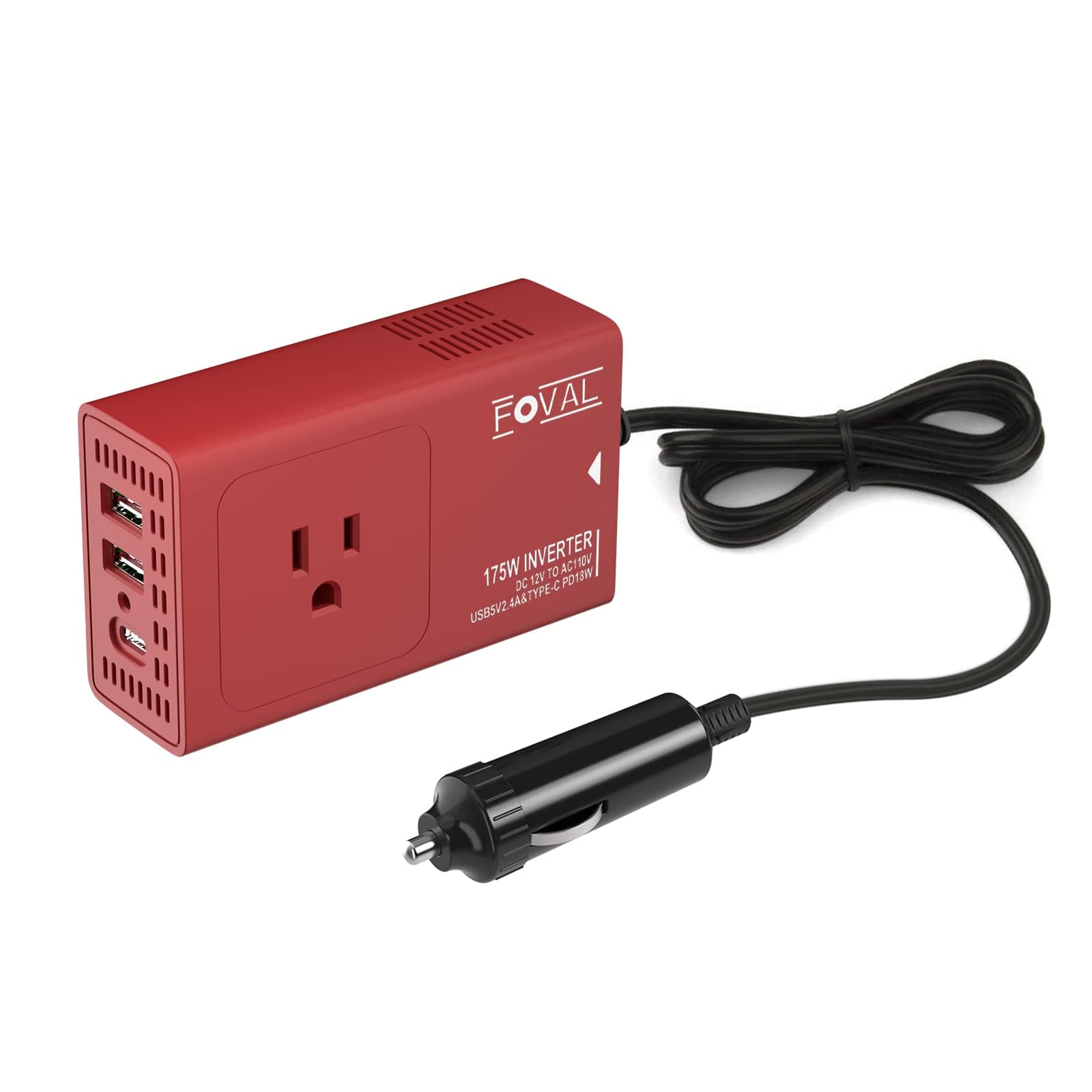 FOVAL 175W Car Power Inverter