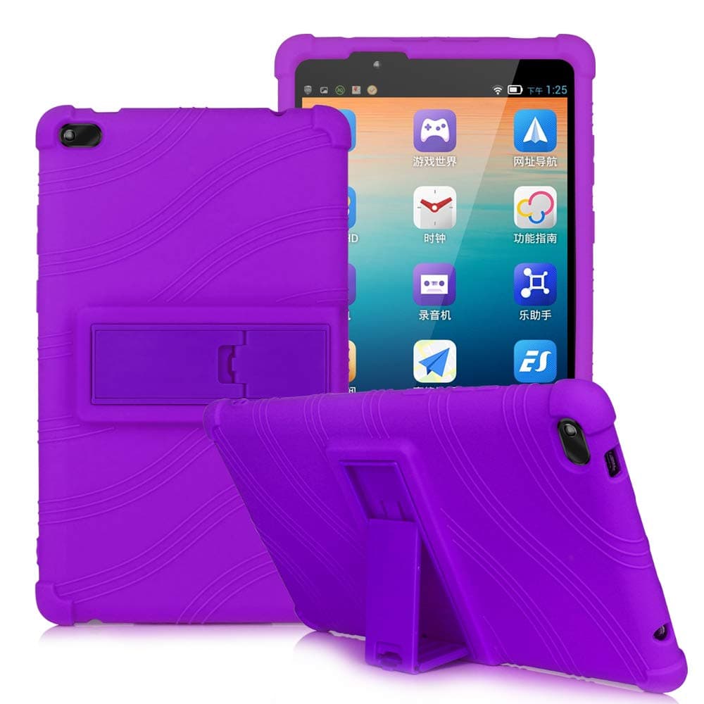 HminSen Colorful Cover for Lenovo Tab E8 Case, Light Weight [Anti Slip] Shock Proof Protective Cover for Lenovo TAB E8 TB-8304F TB-8304F1 Tablet Case (Purple)