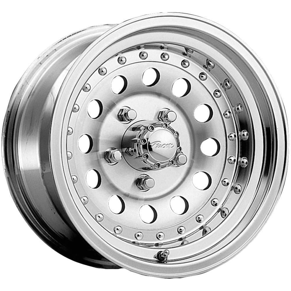Pacer 162M ALUMINUM MOD Wheel with Machined Finish (15x7"/5x4.75", -07mm Offset)