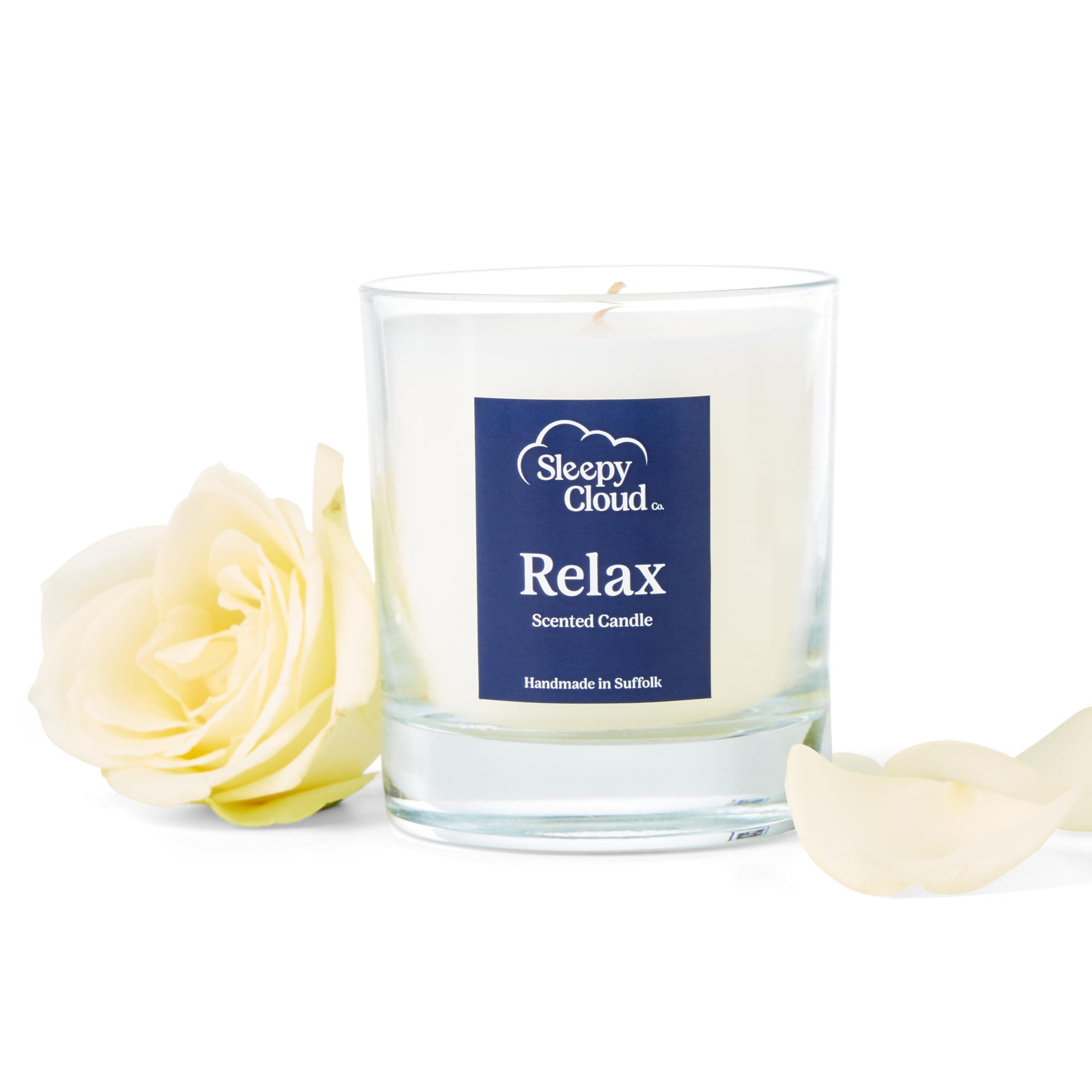 Sleepy Cloud CoRelax Scented Candle 200g | 1 Wick | Aromatherapy | Damask Rose Fragrance | Gift for Any Occasion | Luxury Scented Candle