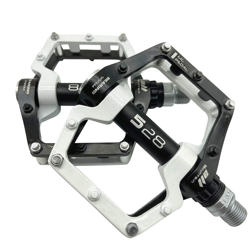 Evetin 181 Platform Bicycle Pedals, Aluminium Mountain Bike / City Bike / Trekking Non-Slip Pedals