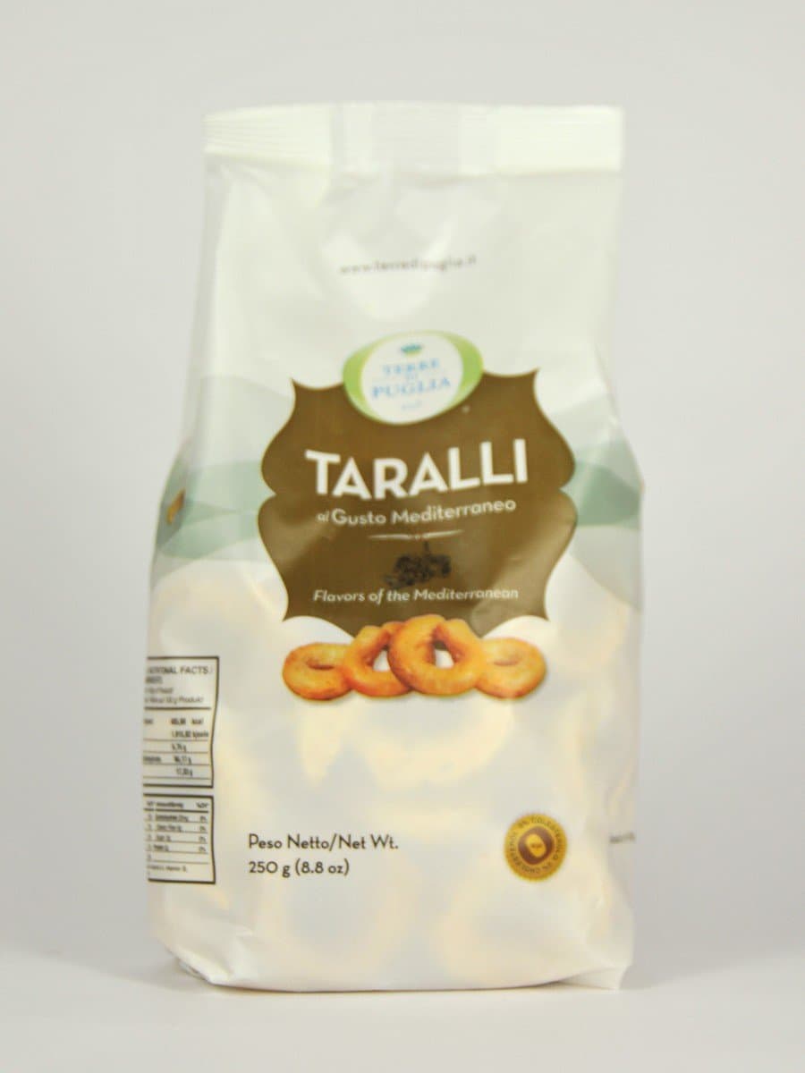 Taralli by Terre di Puglia - with Mediterranean Spices (8.8 ounce)