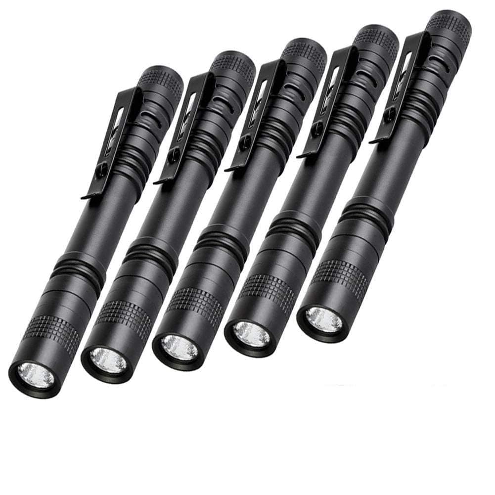 Pen Flashlight,5PCS Led Pen Light Flashlights with Clip,Mini Pocket Flashlight Small Penlight Inspection Flashlight