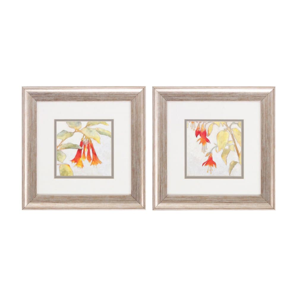 Propac Images 1655 Wall Decor Fuchsia Blooms (2 Pack)