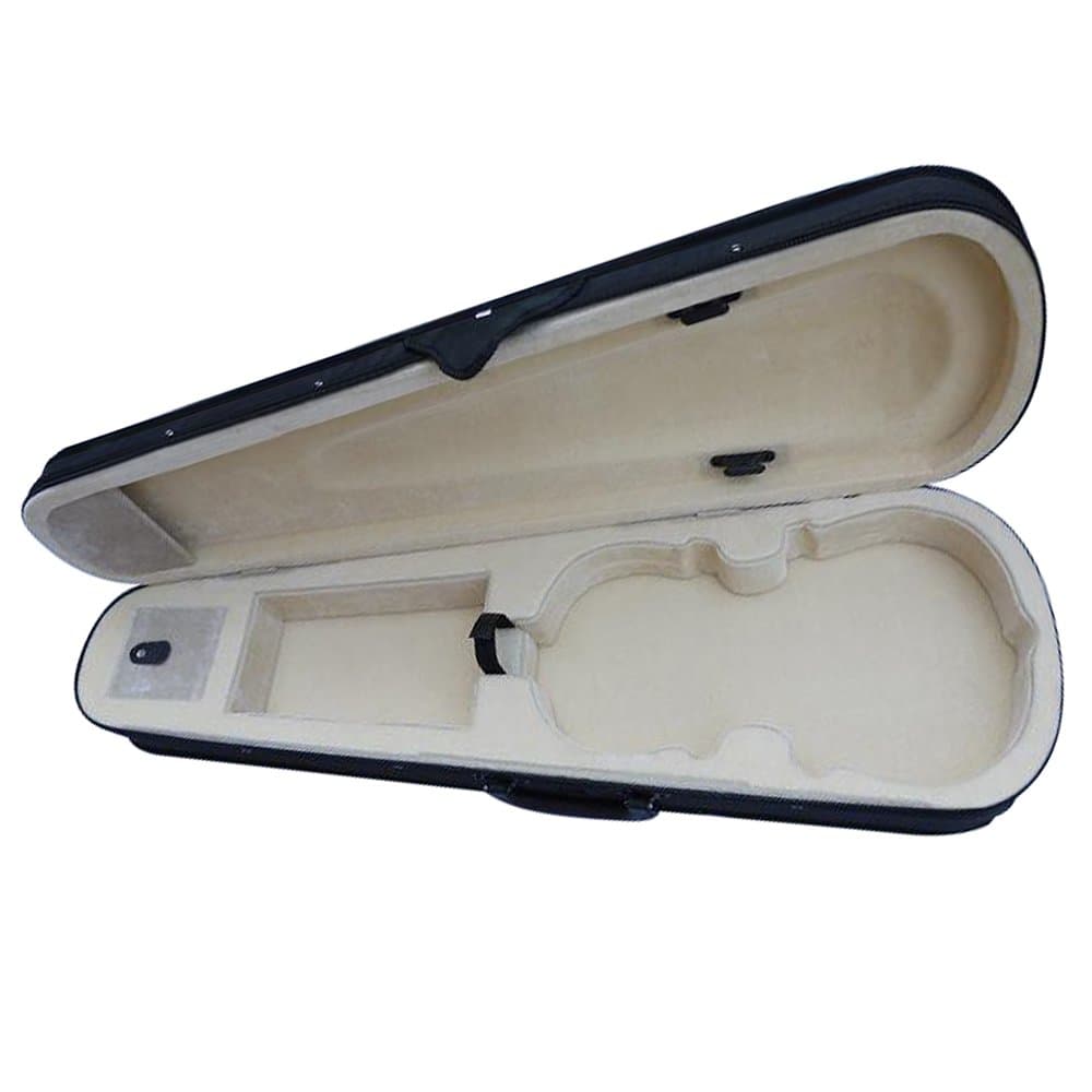 Esound Black Full Size 4/4 Lightweight Triangle Shape Violin Hard Case