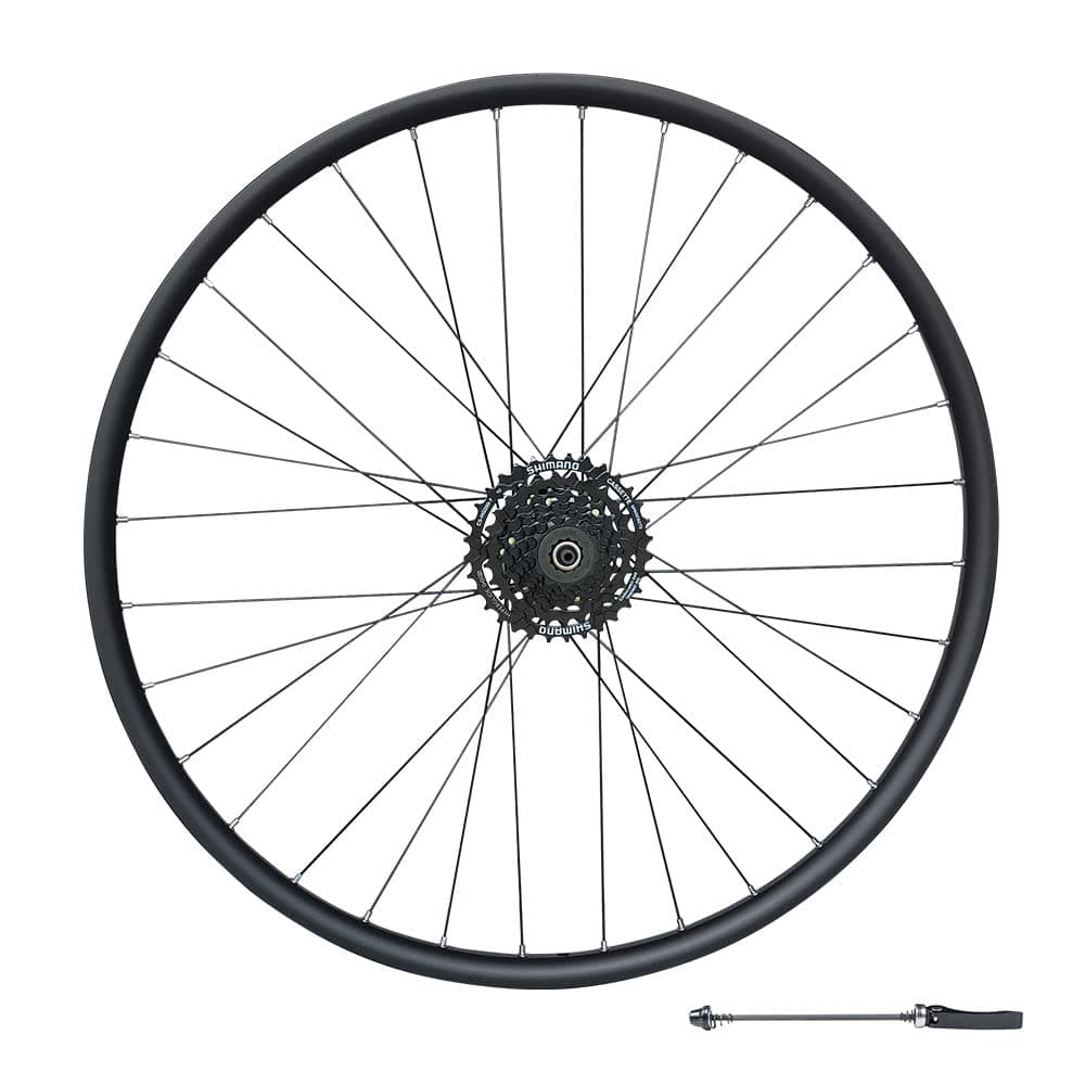Madspeed7 QR 700c 28" (ETRTO 622x20) Hybrid Bike Disc Brake REAR Wheel + Shimano 7 Speed Cassette (12-32t) - Taiwan Sealed Bearings (6 Bolt) Disc Hub (Very Smooth Hub)