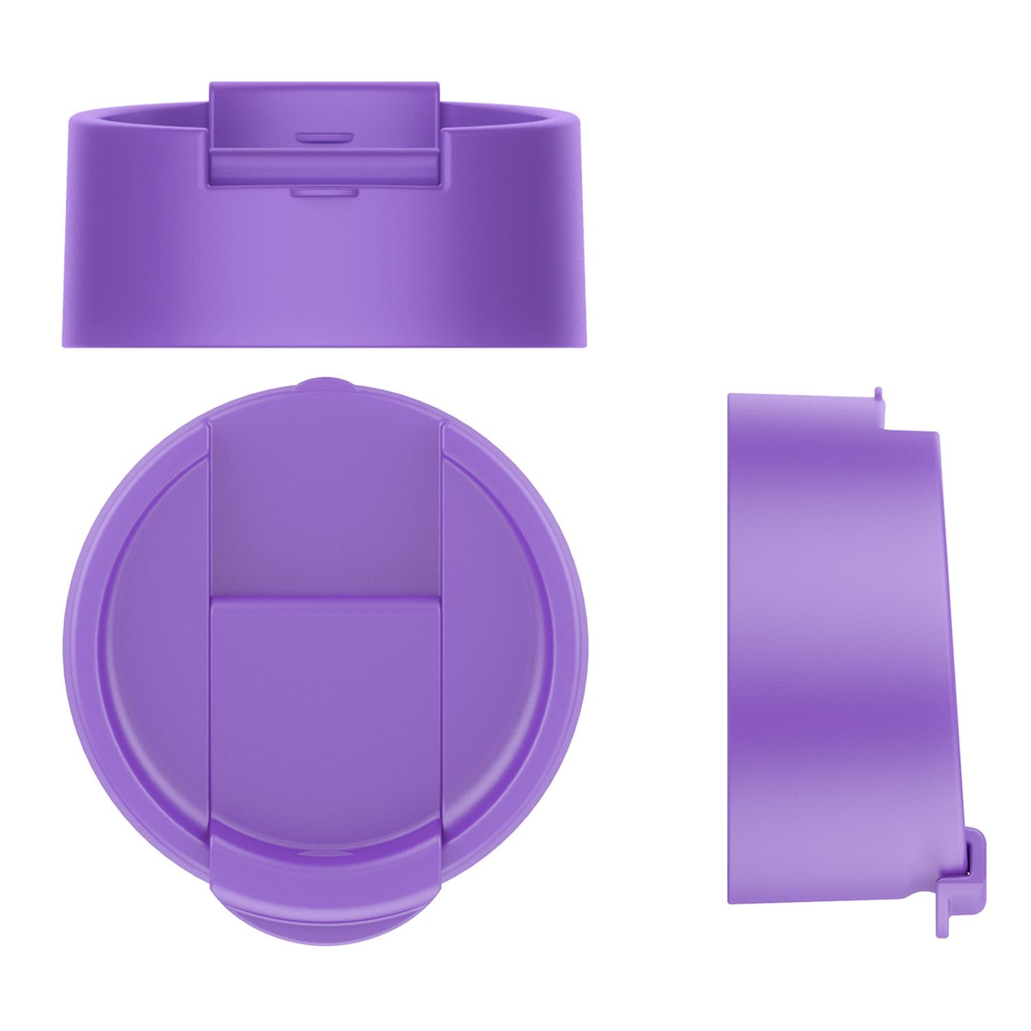 Glink Flip Lid/Cap for Hydro Flask Wide Mouth Sports Water Bottle with Flip Top, Fits Hydro Flask Water Bottle - Purple