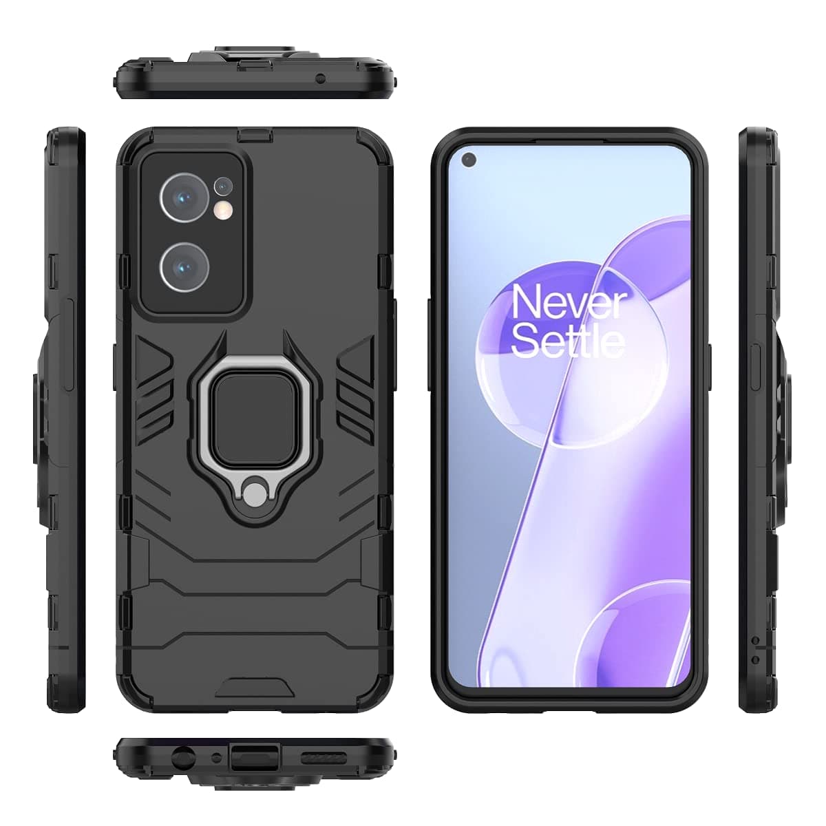 Case for OnePlus Nord CE 2 5G Case Cover,Magnetic Car Mount Bracket Shell Case for 1+ Nord CE 2 5G Case Black