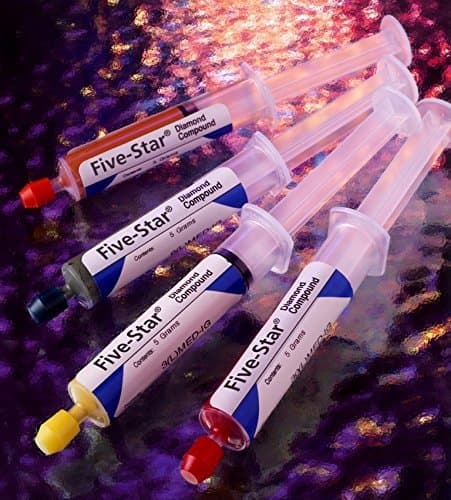 0.5 micron Gray Engis Five-Star Premium Diamond Compound, Oil and Water Soluble, Strong Diamond Concentration, 5 Gram Syringe