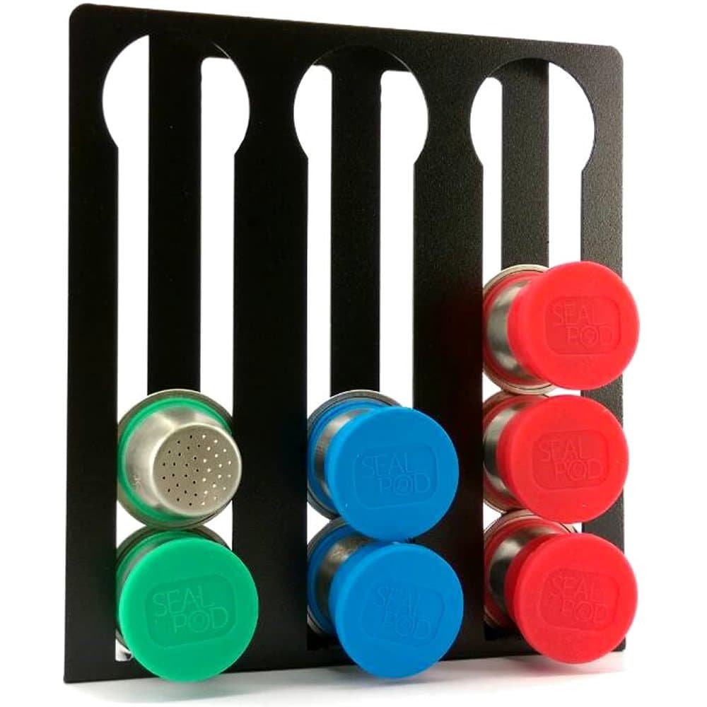 Nespresso Capsule Holder Stand for OriginalLine Nespresso Pods - Vertical Patent-Pending Coffee Pod Storage for up to 12 Pods