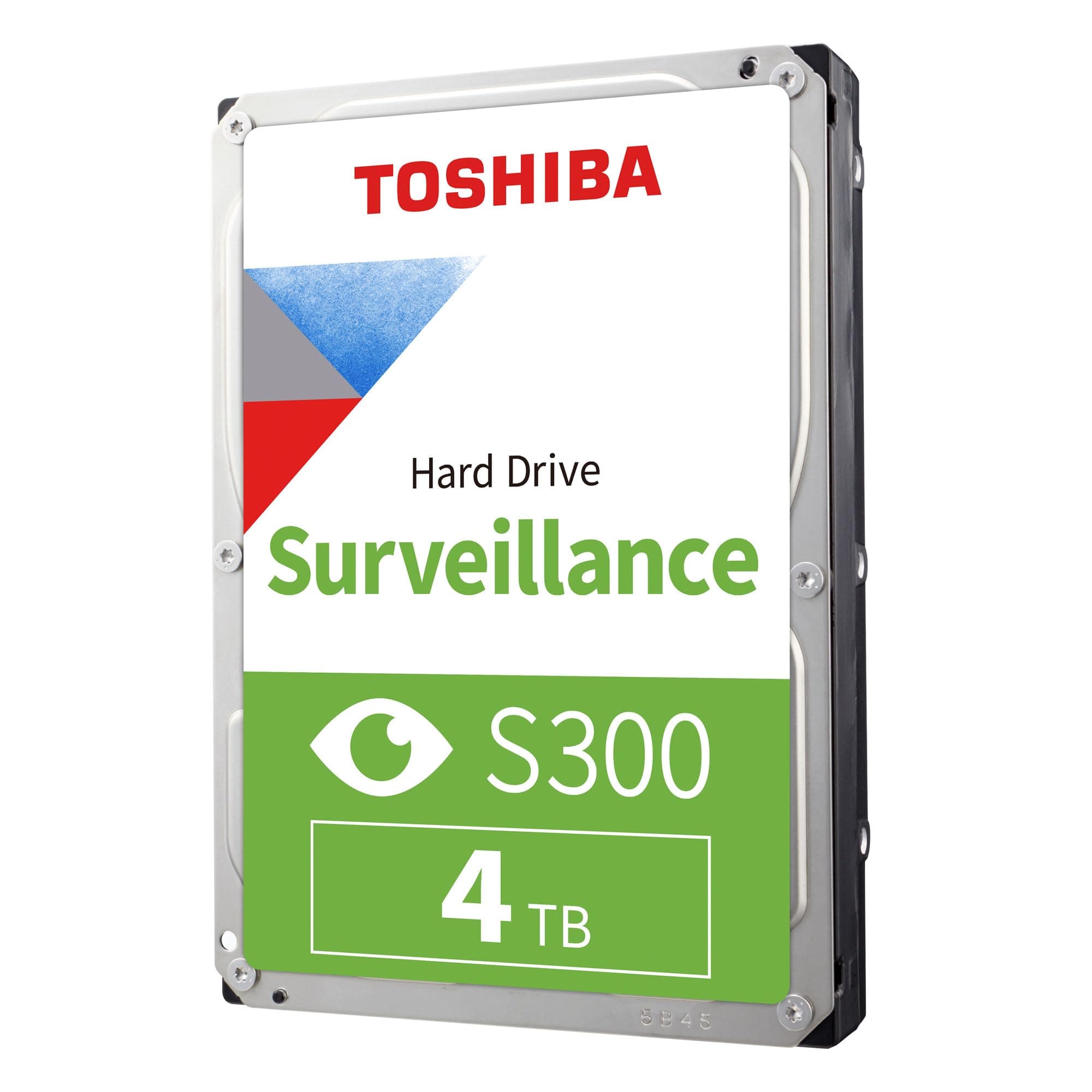 Toshiba 4TB S300 Surveillance HDD - 3.5" SATA Internal Hard Drive Supports up to 64 HD cameras at a 180TB/Year workload (HDWT840UZSVA)