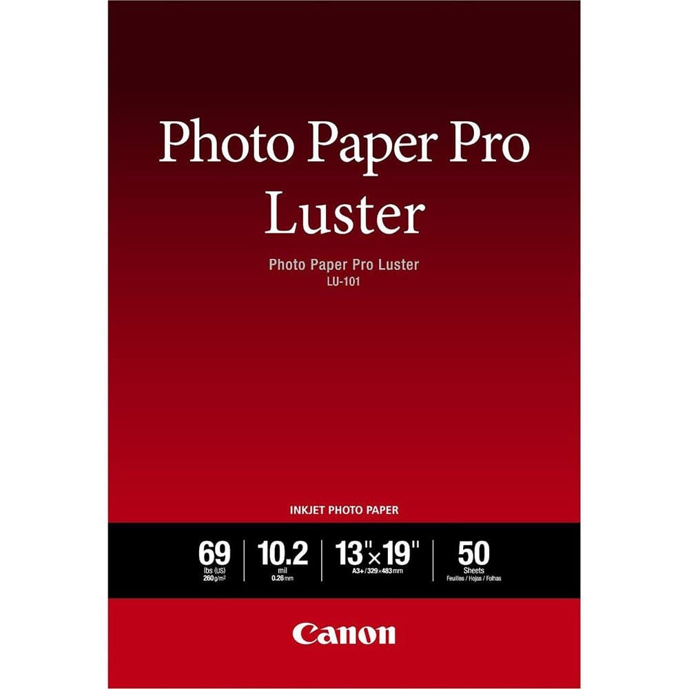 Canon Luster Photo Paper, 13" x 19" (50 Sheets) (LU-101 13X1950)