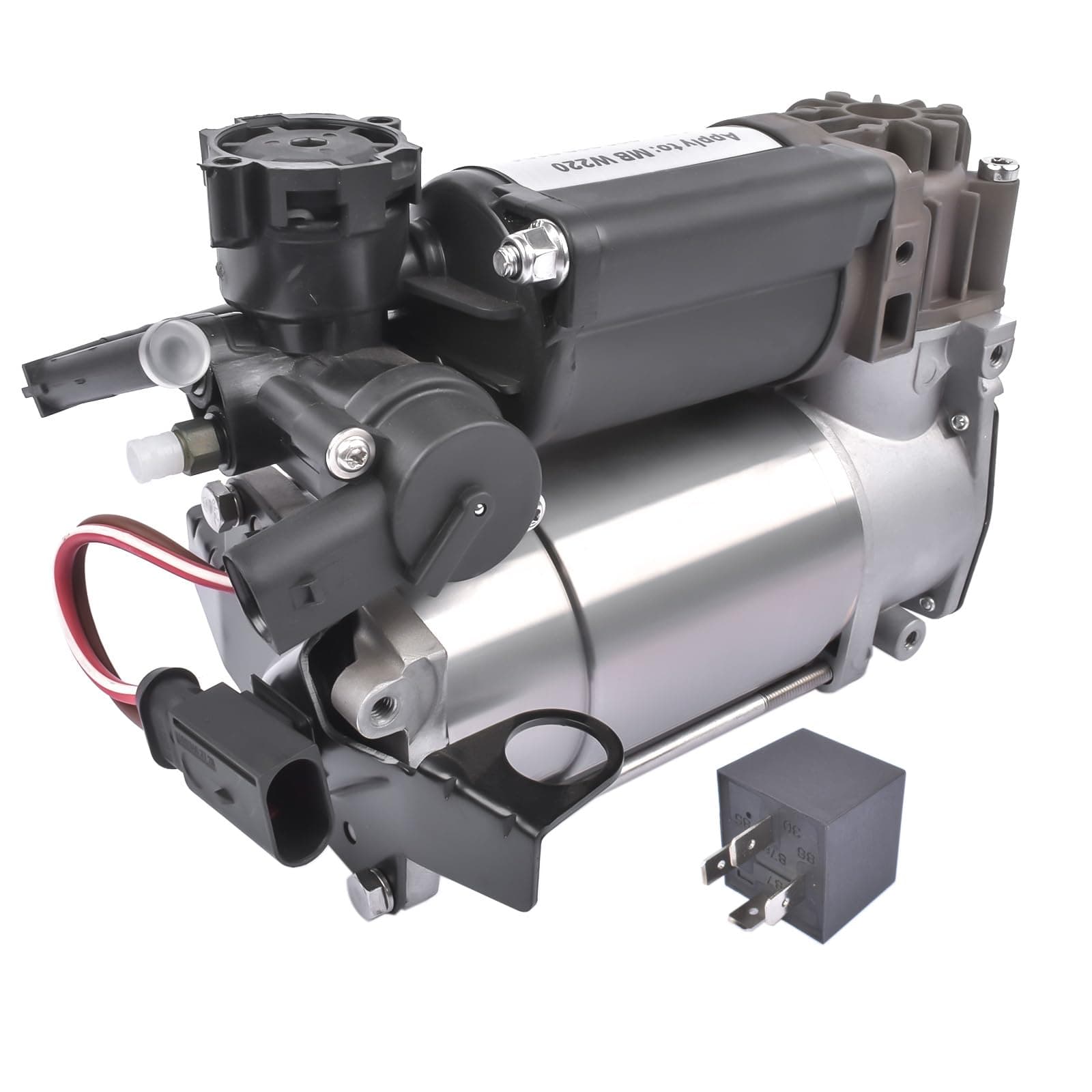 Airmatic Air Suspension Compressor & Relay 2203200104 for Mercedes E/S Class W220 W211 W219 E550 S500