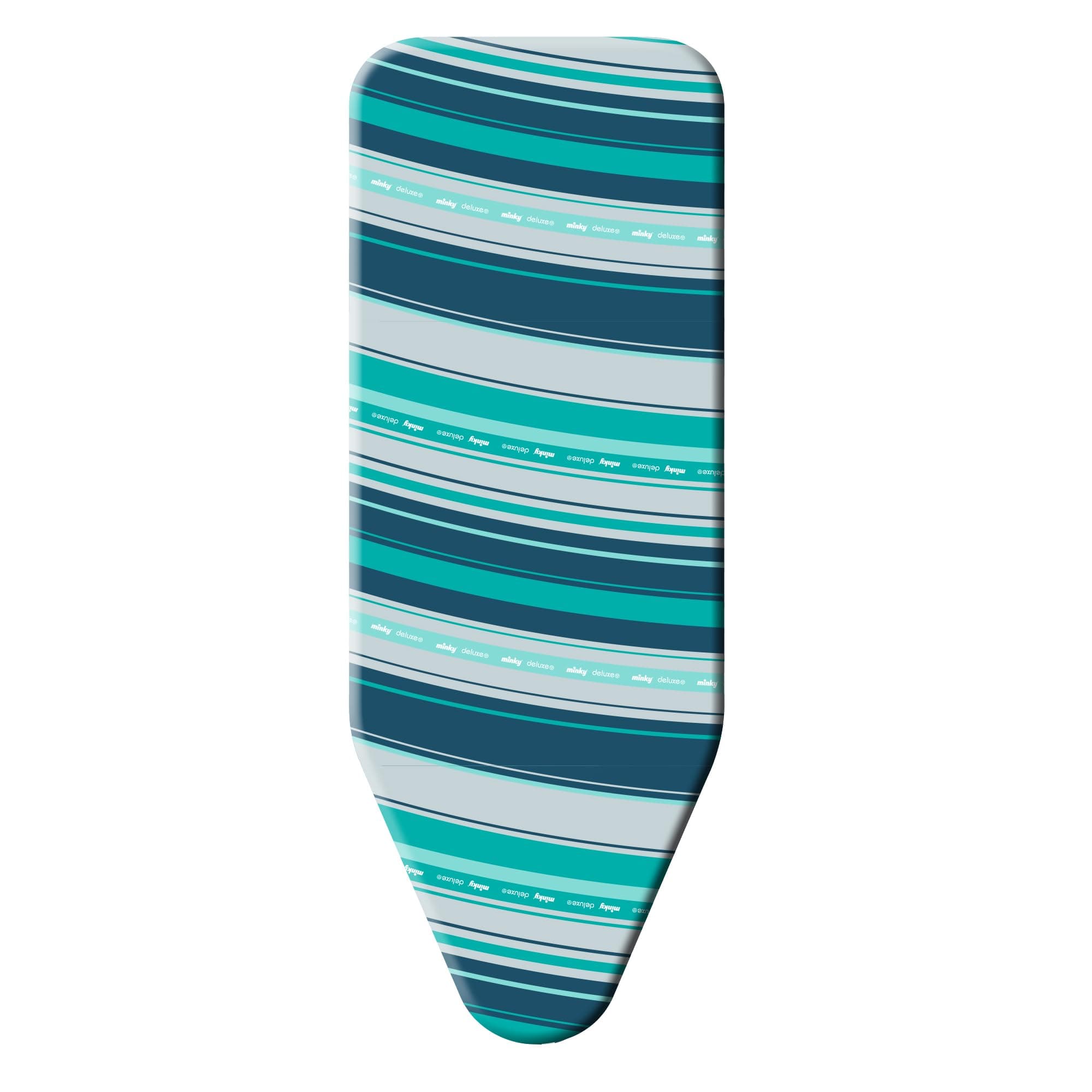 Minky Premium Extra Large Universal Fit Ironing Board Cover Fits Large Ironing Boards Up To 145 x 54 cm Supersize XL 100% Cotton, Multicolored