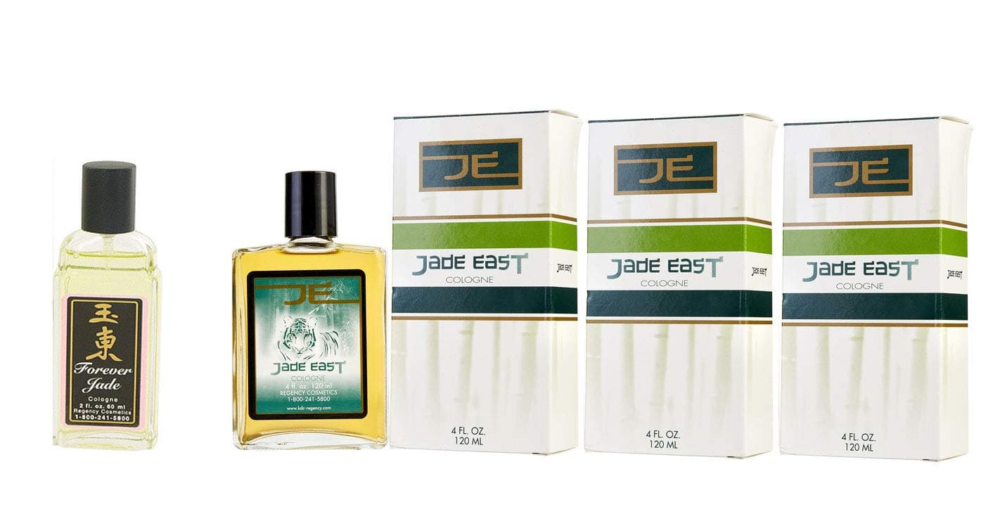 Songo Jade East Cologne 4oz THREE PACK - FREE BONUS 2oz Jade East for Her Forever Jade Cologne