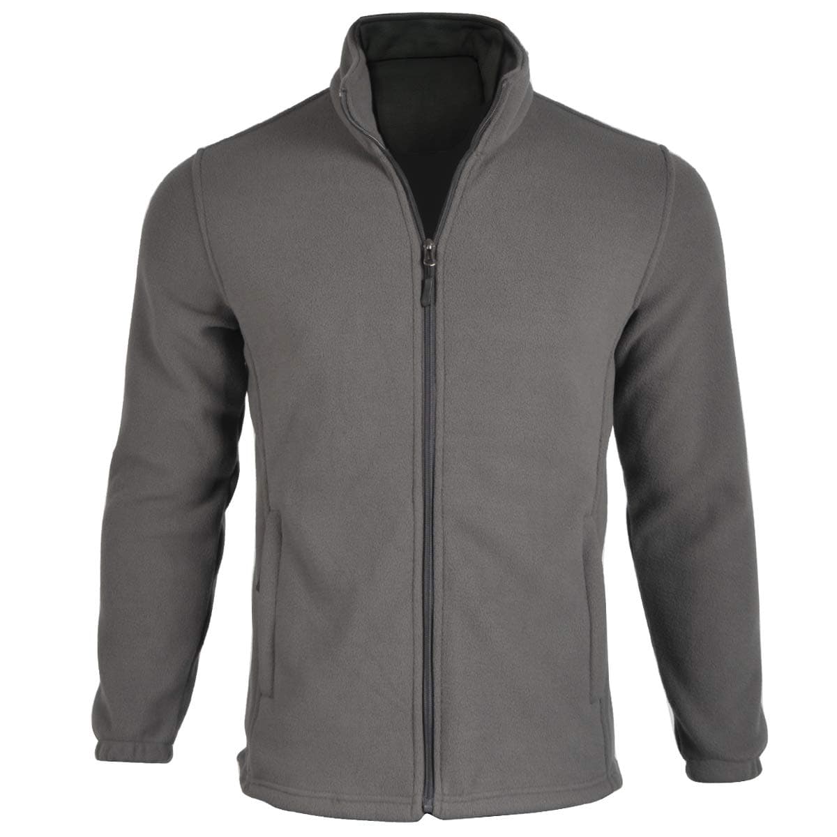 UDOIGI Men Inner Jacket Lined Fleece Tactical Full Zip Fleece Keep Warm Casual Army Hooded Outdoor Sport Breathable Coat Liner Sports Camping Hiking Fishing Hunting Mountain Climbing