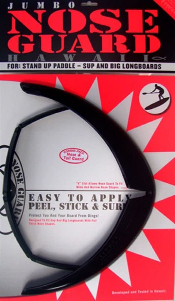 Surfco SUP Jumbo Nose Guard & Tail Guard Combo Pack - Black