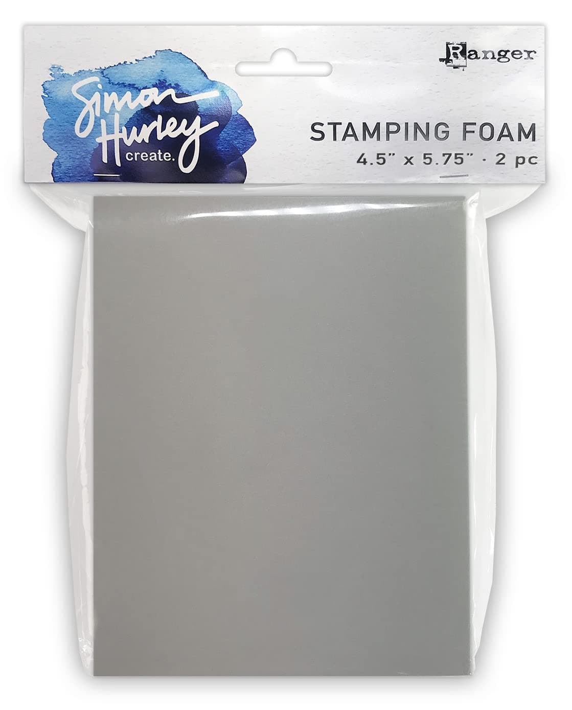 Ranger Simon Hurley Stamping Foam 4.5X5.75, White