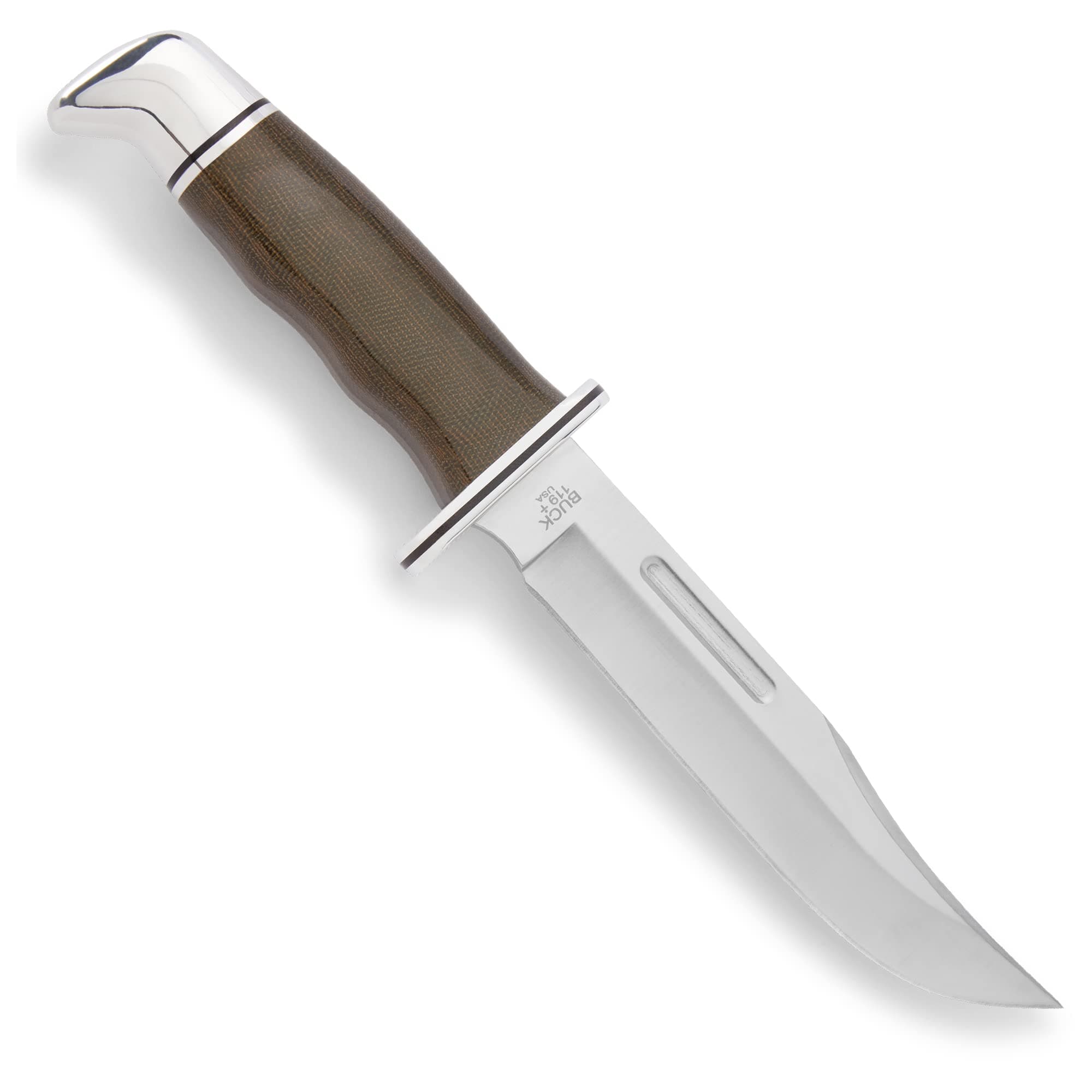 Knives 119 Special Pro Fixed Blade Hunting Knife, 6" S35VN Stainless Steel Blade, Micarta Handle
