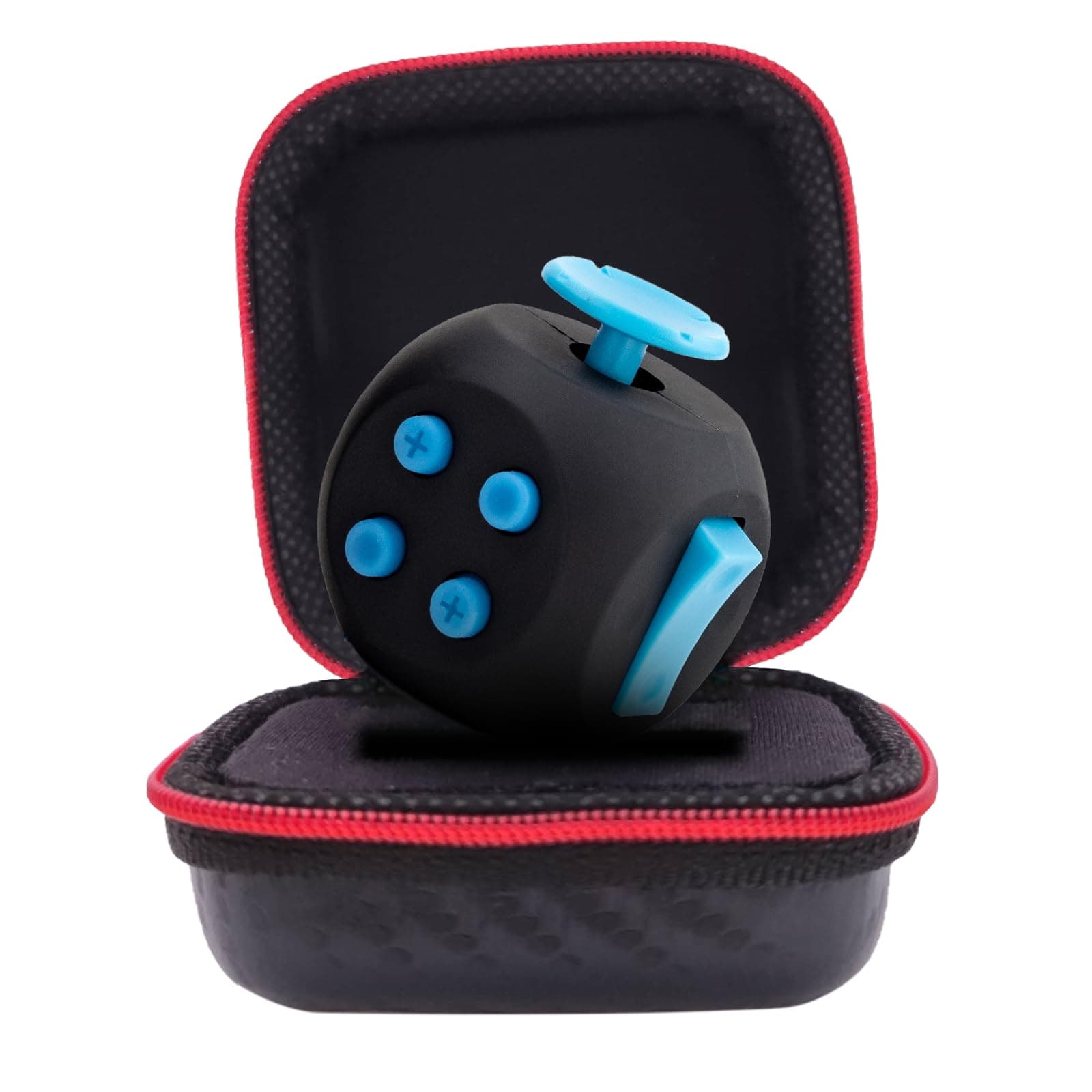 PILPOC theFube Fidget Cube - Deluxe Authentic Fidget Toys for Adults & Kids - Premium Protective Case, Stress Cube, Anxiety Toys, ADHD, OCD, Autism (Midnight Sapphire)