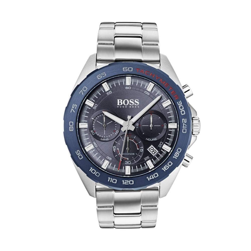 BOSS Mens Chronograph Quartz Watch with Stainless Steel Strap 1513665