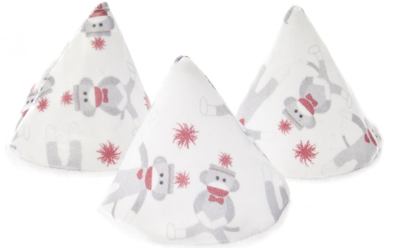 Pee-Pee Teepee Sock Monkey White - Cello Bag