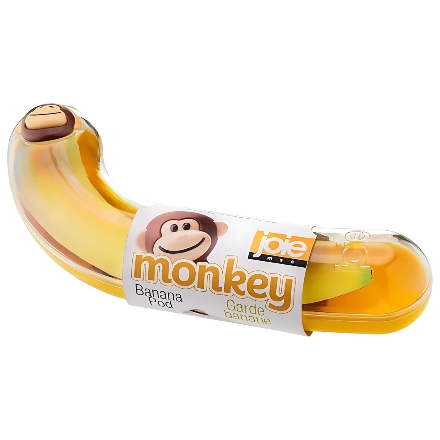 Joie 77711 Monkey Banana Storage Pod, Yellow, 22.9 X 8.3 4.4 cm