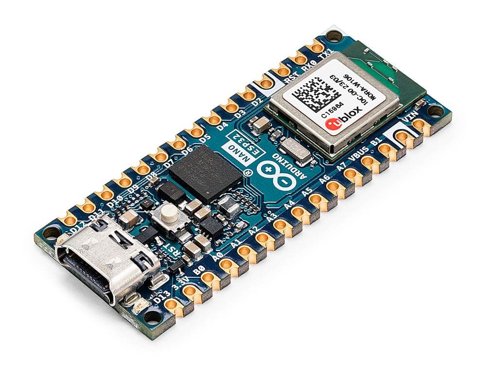 Arduino Nano ESP32 No Header [ABX00092] ESP32-S3, USB-C, Wi-Fi, Bluetooth, HID, Support MicroPython