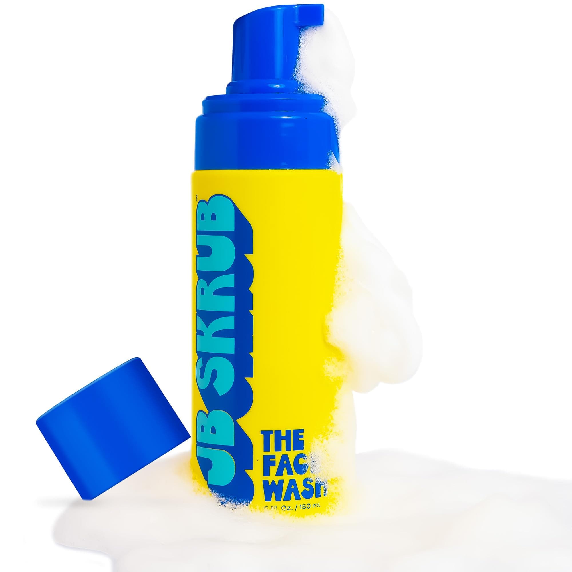 JB SKRUB The Face Wash - Removes Grime and Dirt Without Over-Drying Skin - Specially Formulated for Tween and Teen Boys. 5 oz.