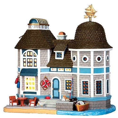 Lemax Porcelain Village Building Bay View Cottage